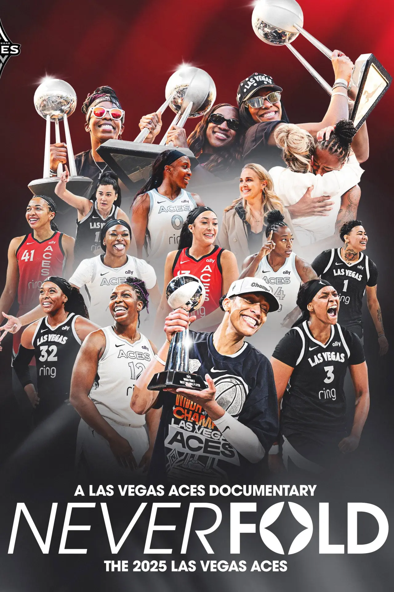 Plakat filmowy "Never Fold: The 2025 Las Vegas Aces"