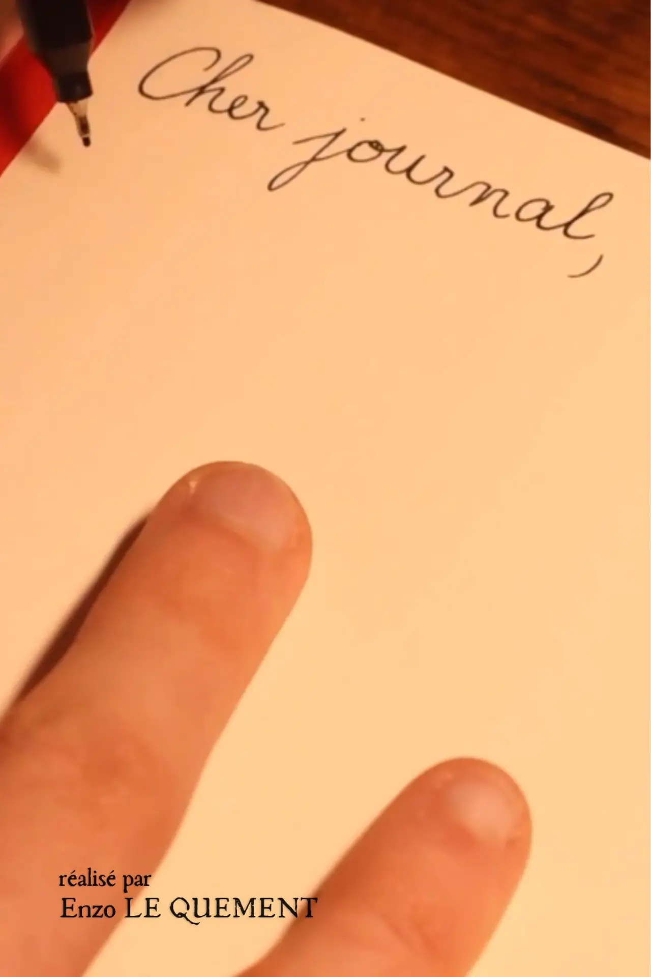 Plakat filmowy "Cher Journal"