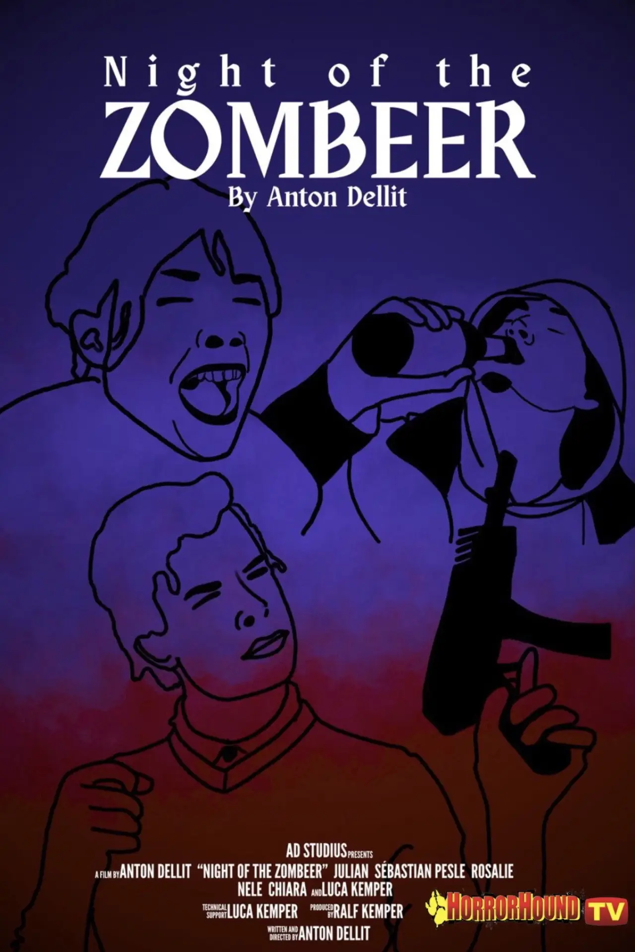 Plakat filmowy "Die Nacht der leitenden Reichen"