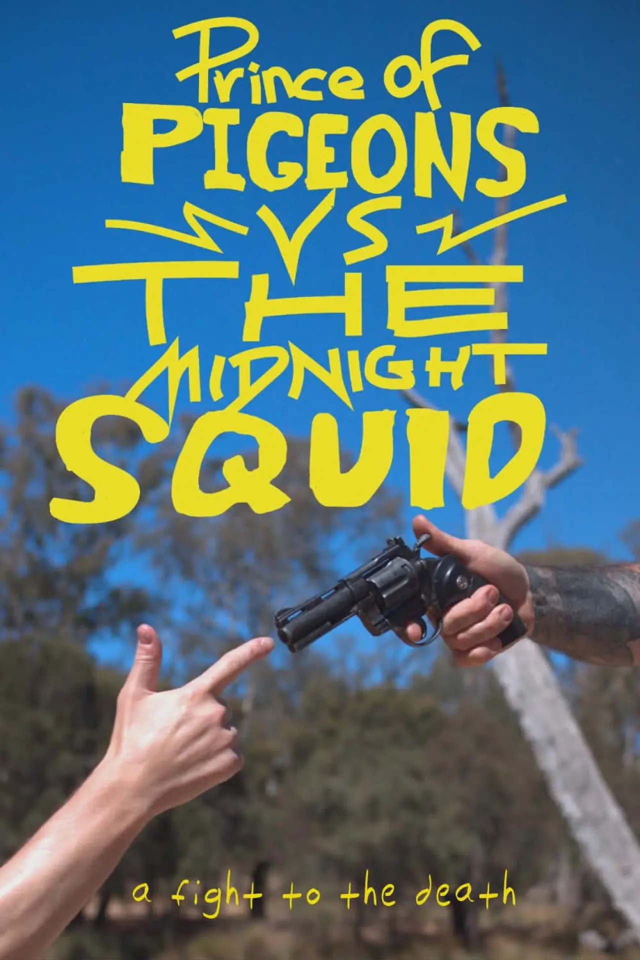 Plakat filmowy "Prince of Pigeons vs the Midnight Squid"