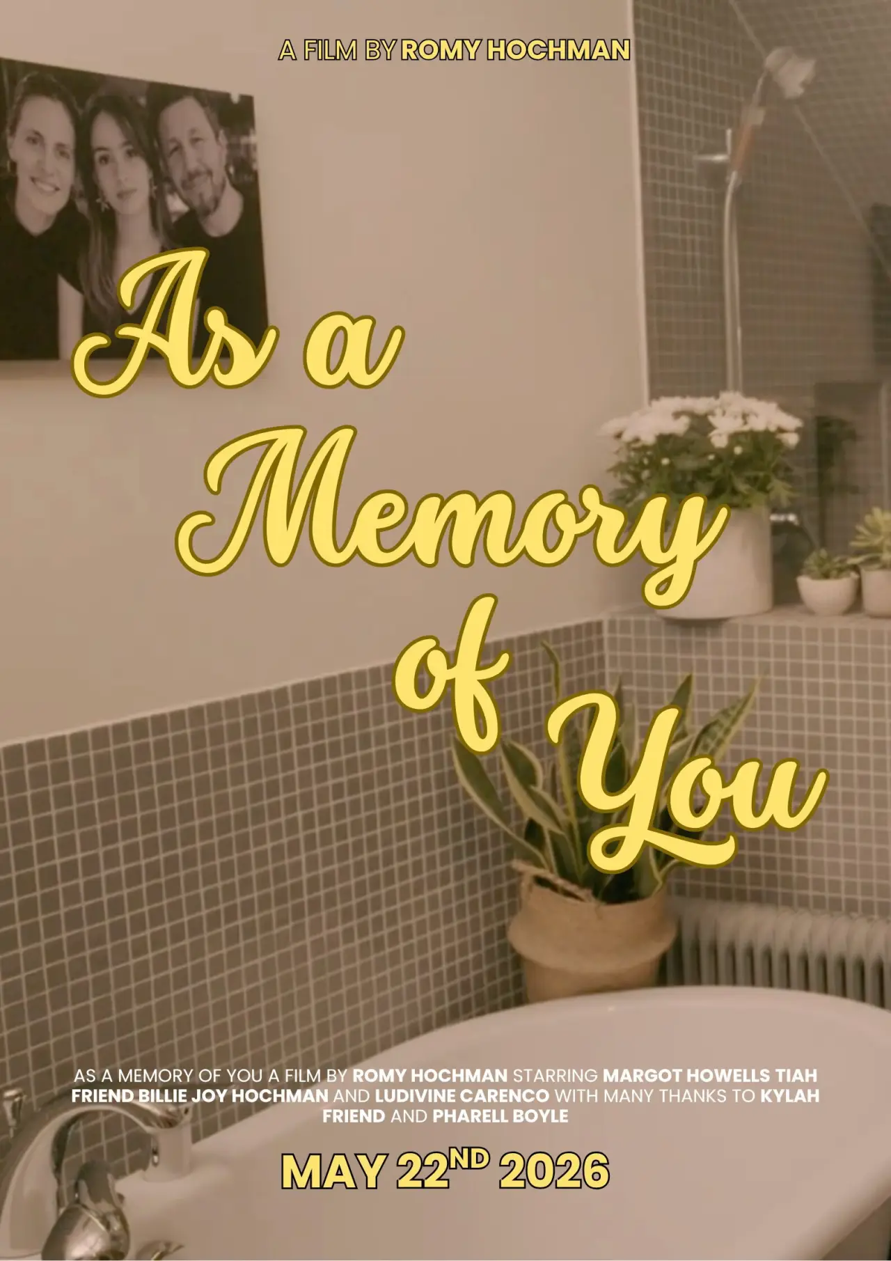 Plakat filmowy "As a Memory of You"