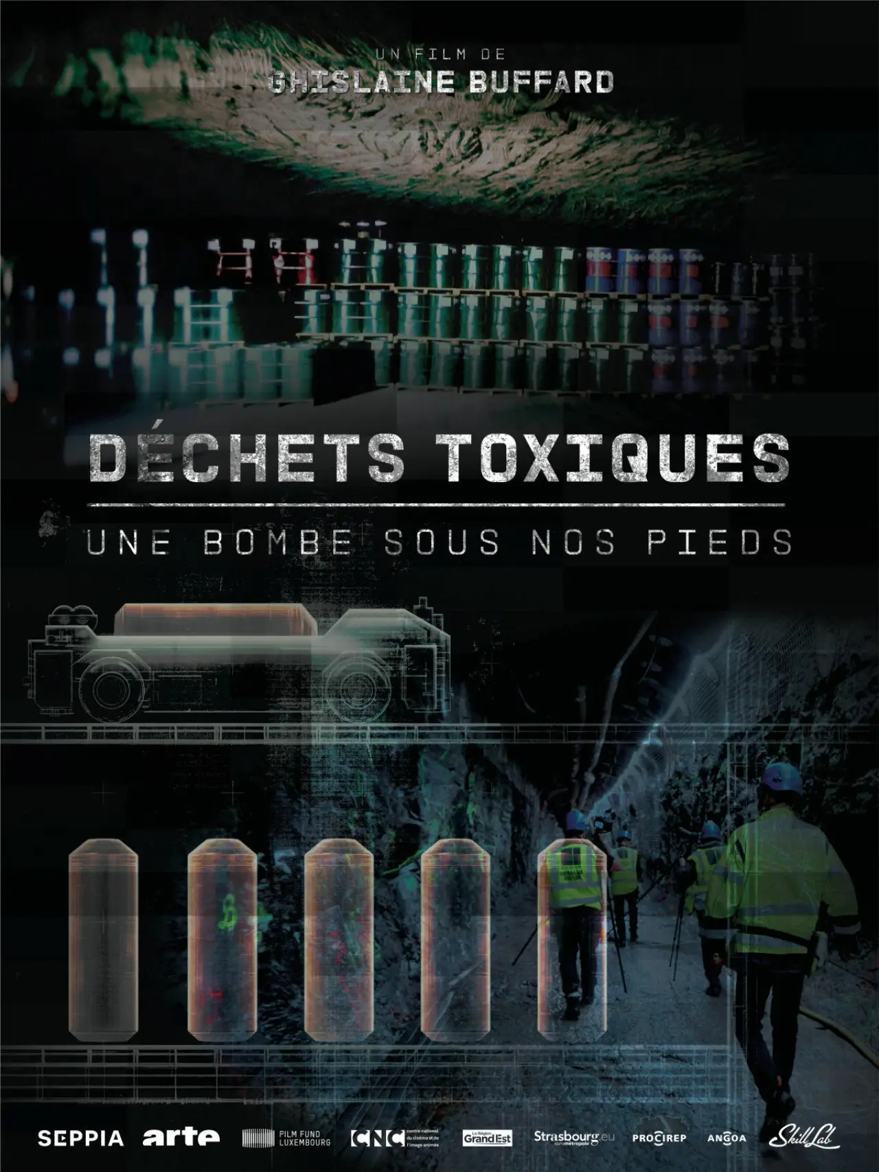Plakat filmowy "Déchets toxiques : Une bombe sous nos pieds"