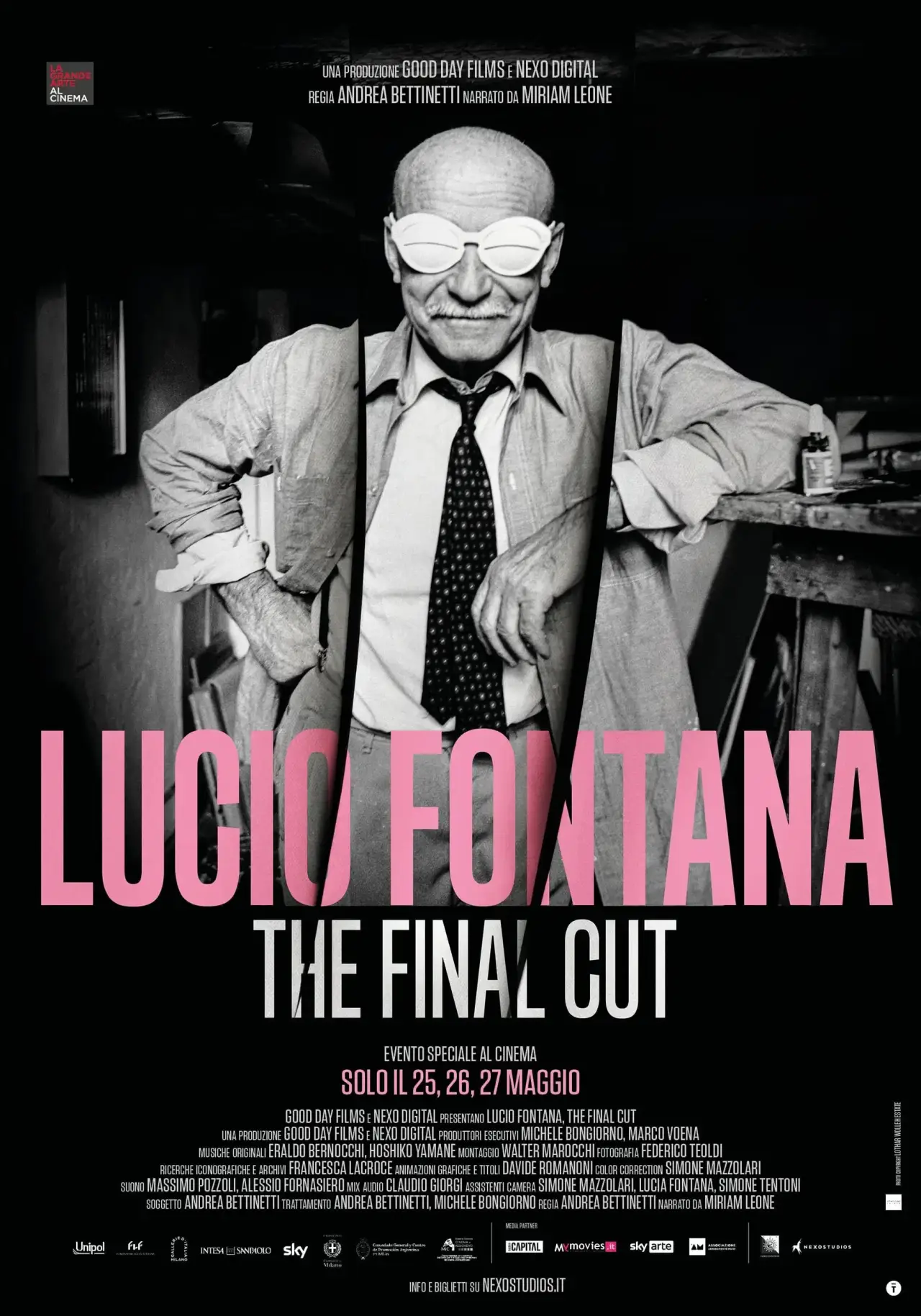 Plakat filmowy "Lucio Fontana - The Final Cut"