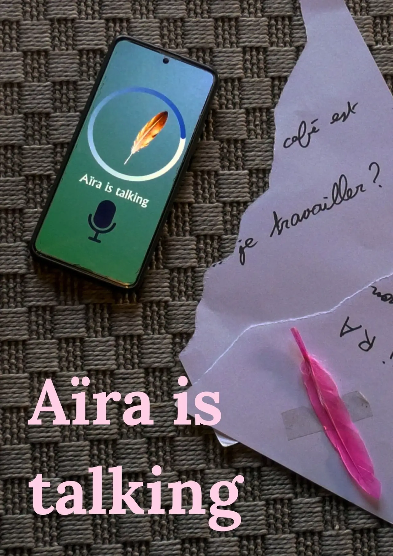 Plakat filmowy "Aïra is talking"