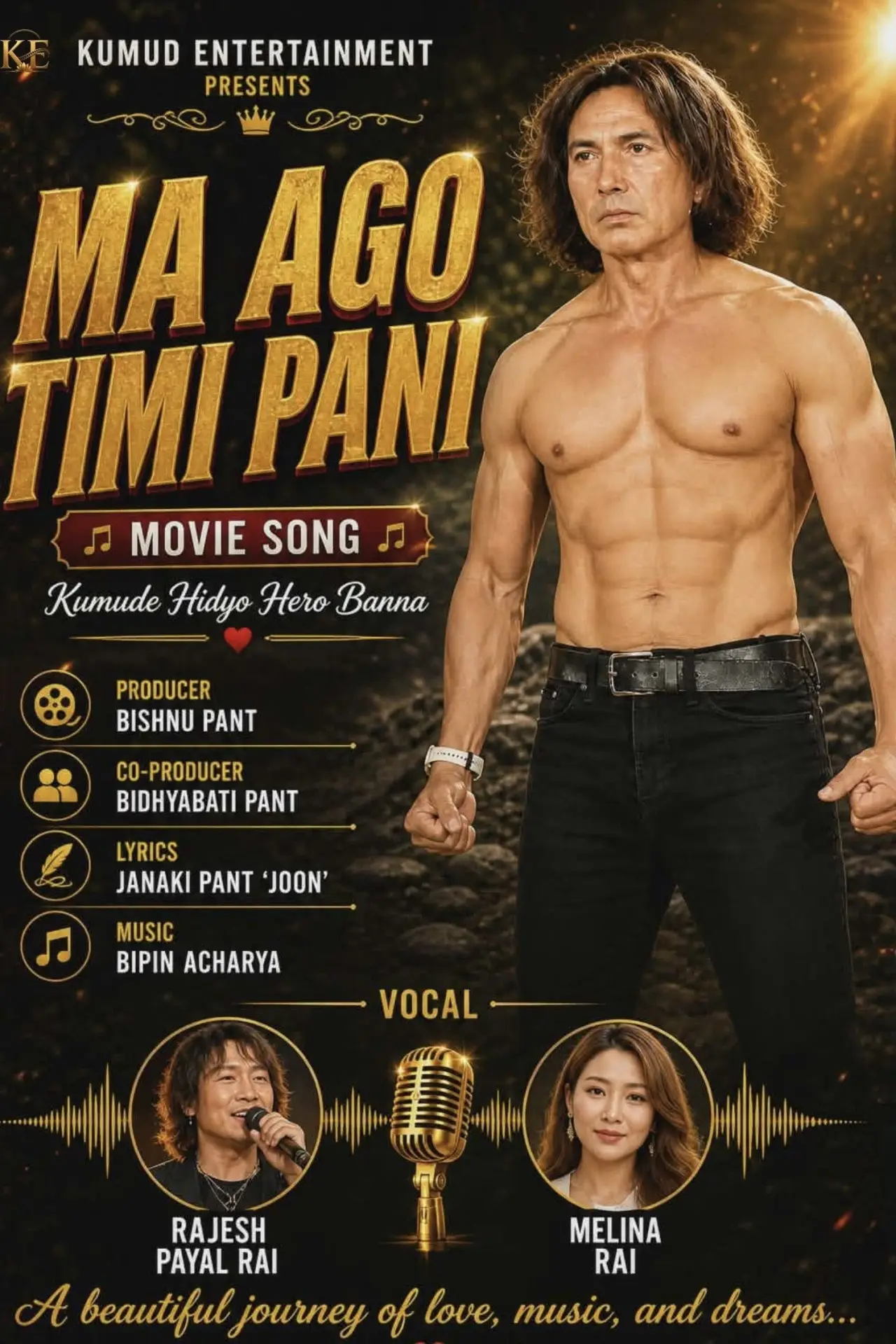 Plakat filmowy "Ma Ago Timi Pani"
