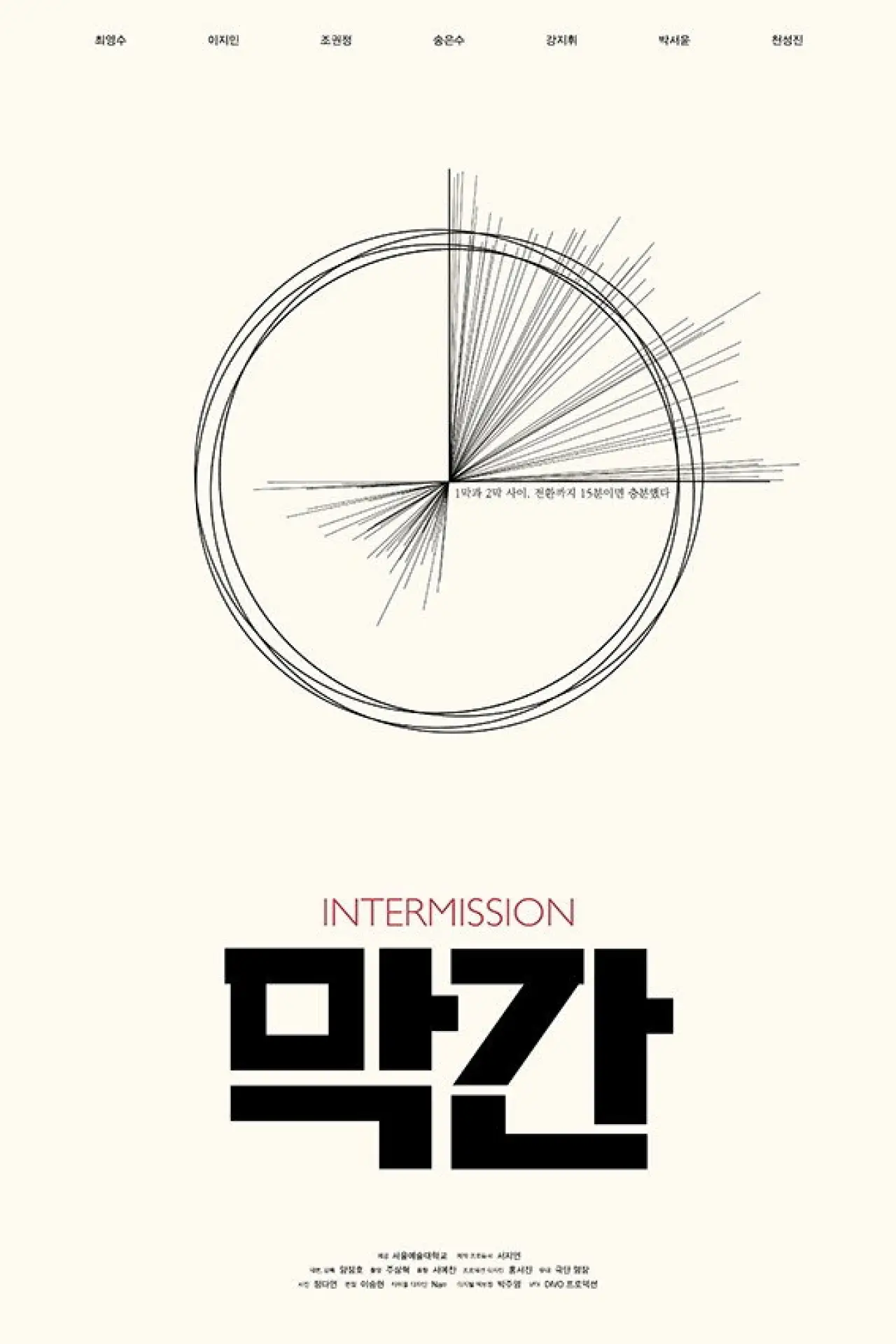 Plakat filmowy "막간"