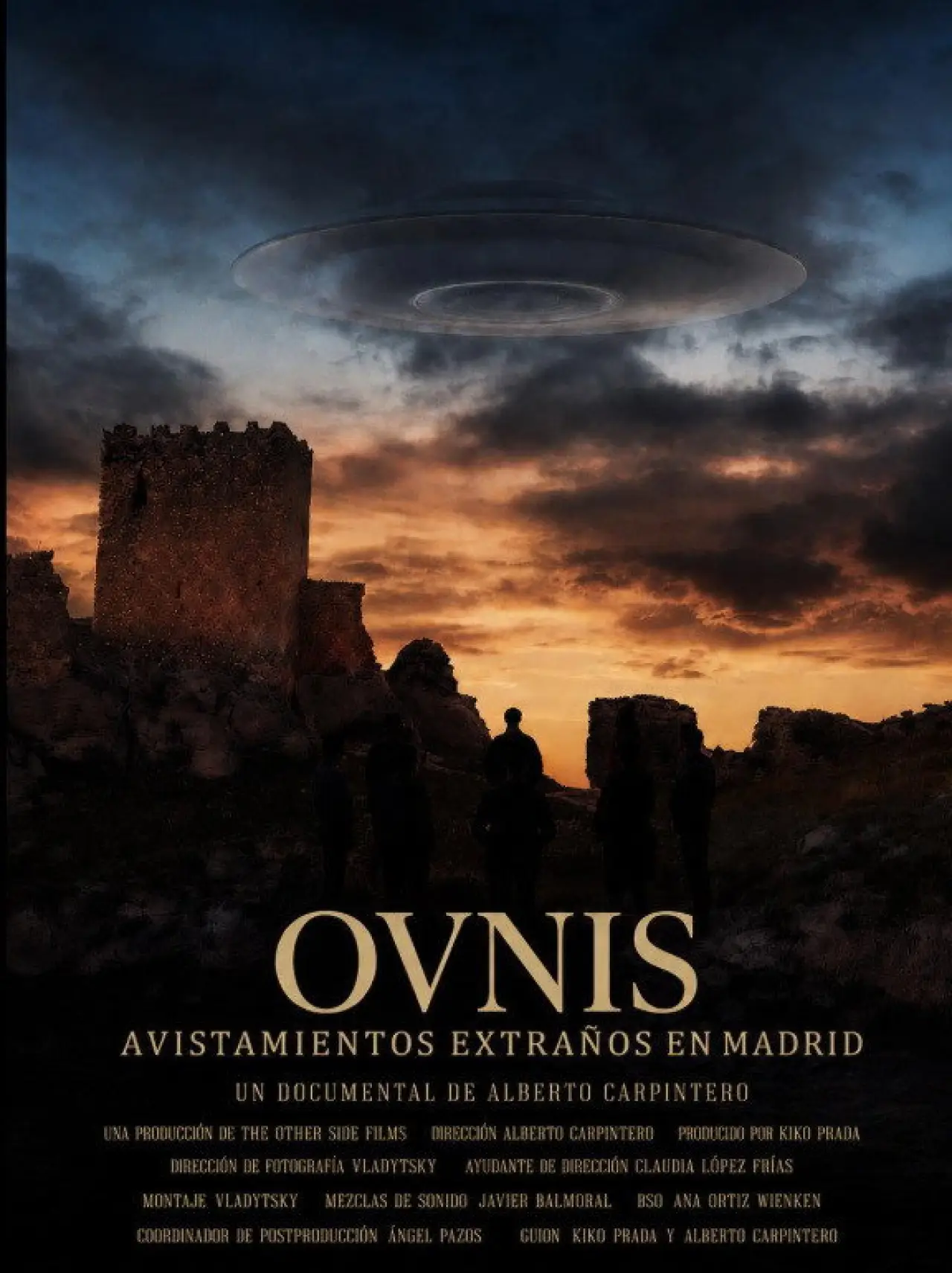 Plakat filmowy "Ovnis: Avistamientos Extraños en Madrid"