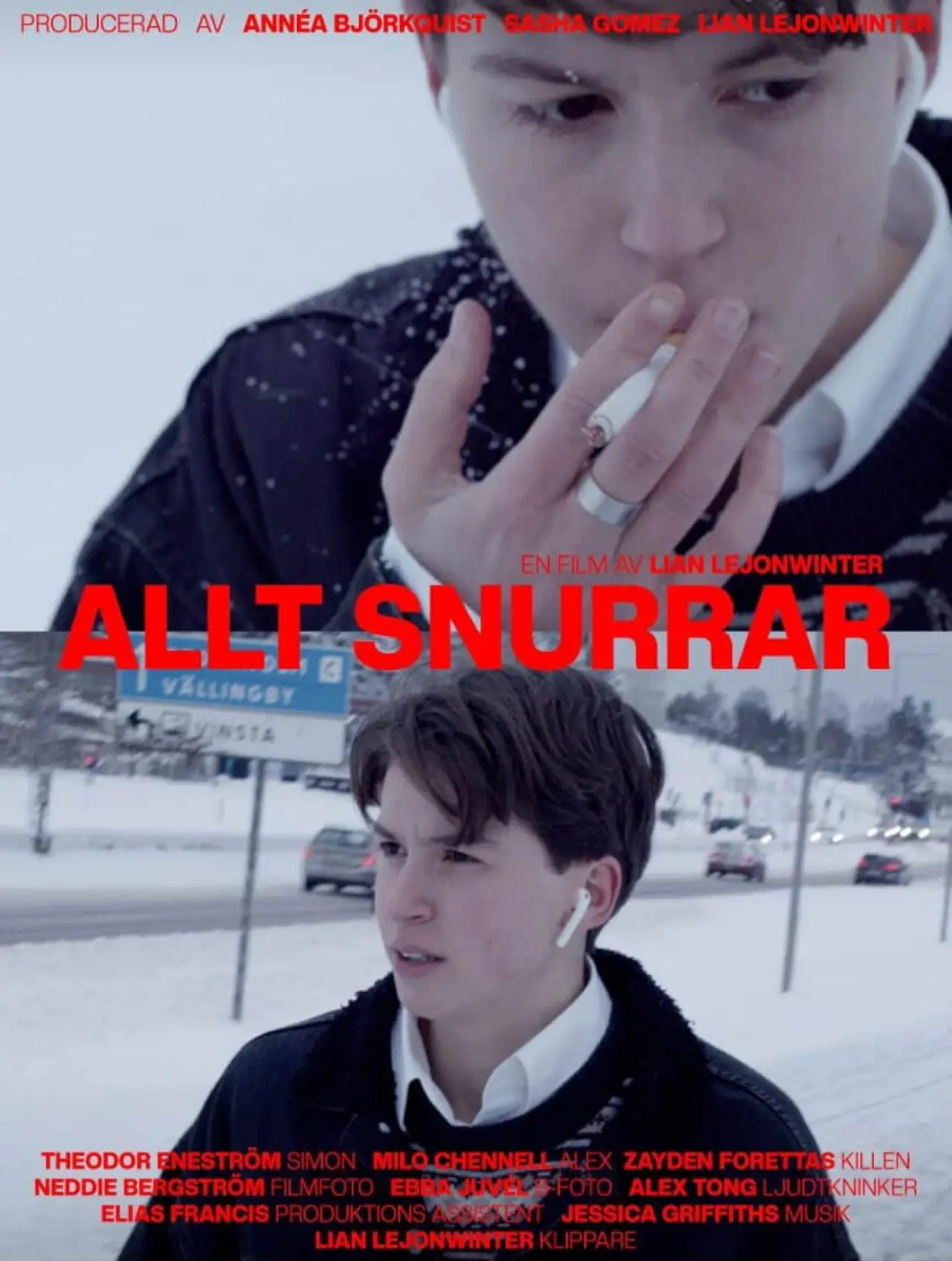 Plakat filmowy "Allt Snurrar"