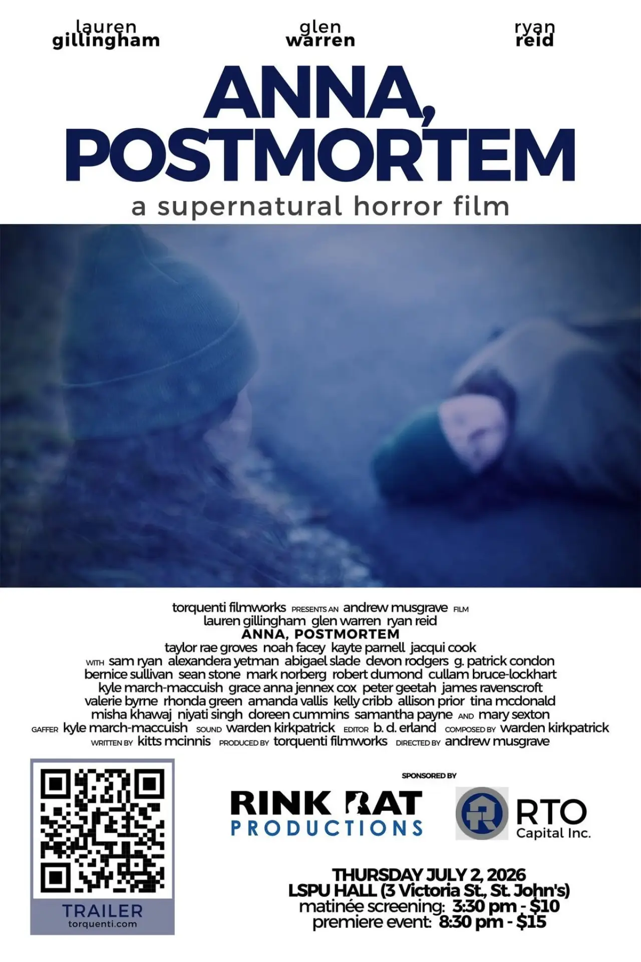 Plakat filmowy "Anna, Postmortem"