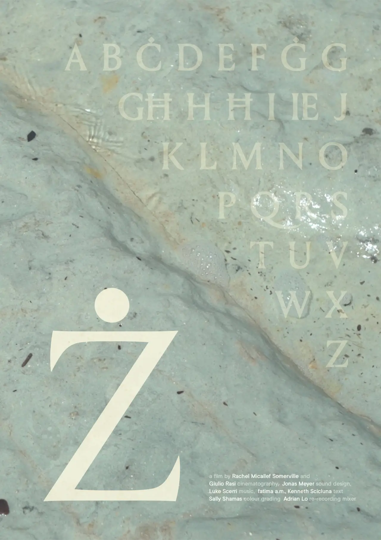 Plakat filmowy "Ż"