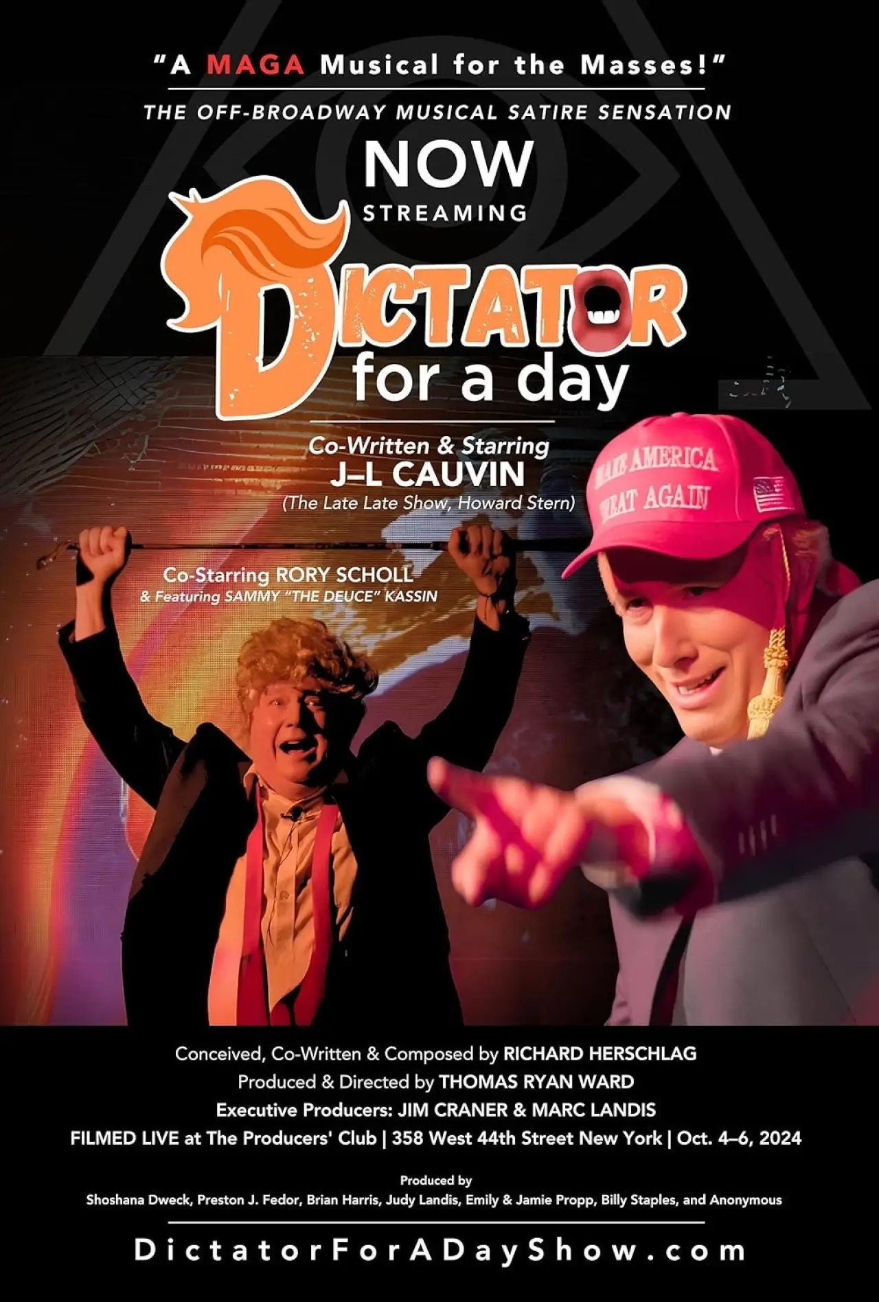 Plakat filmowy "Dictator for a Day"