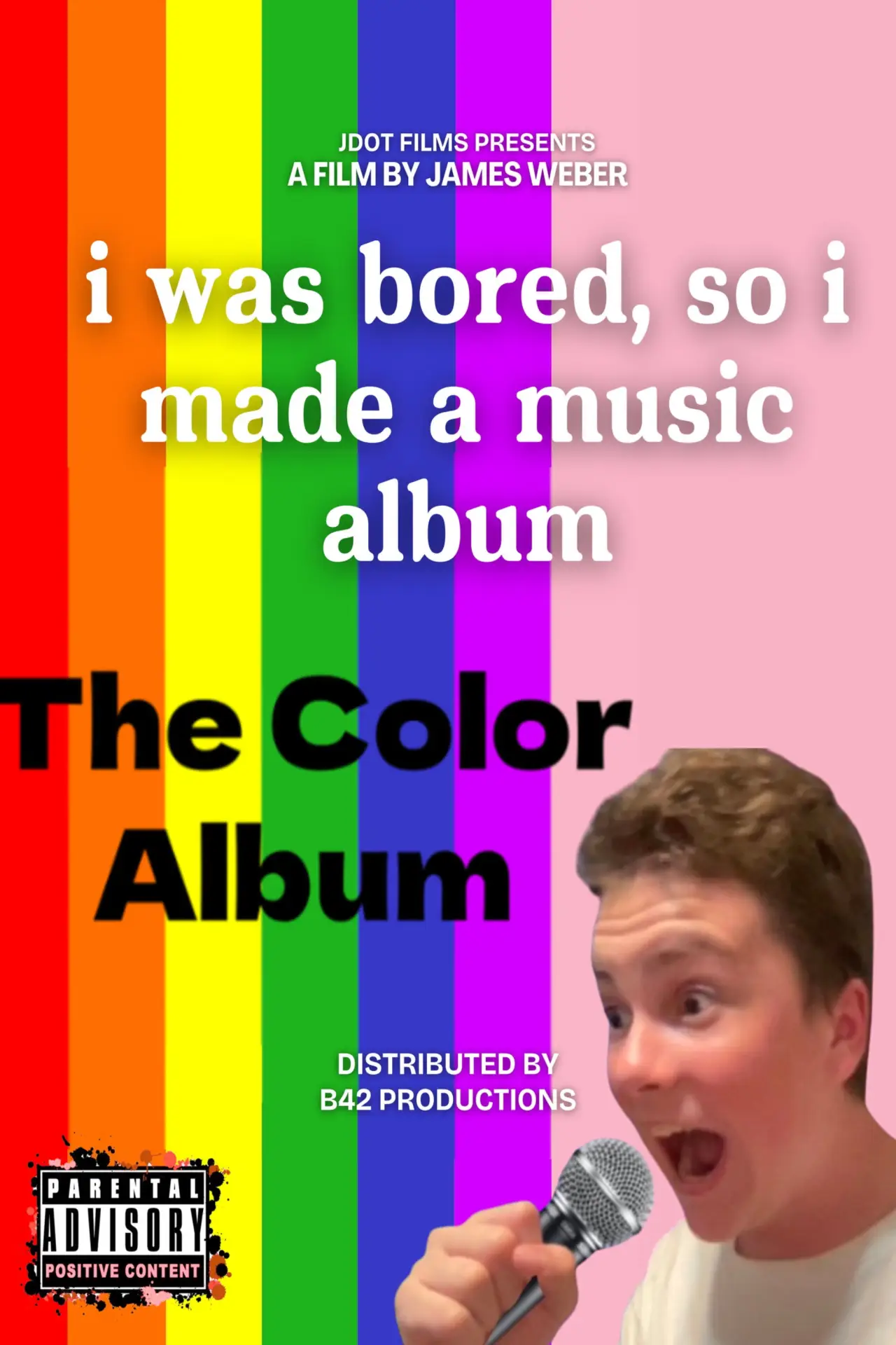 Plakat filmowy "I was bored, so I made a music album"