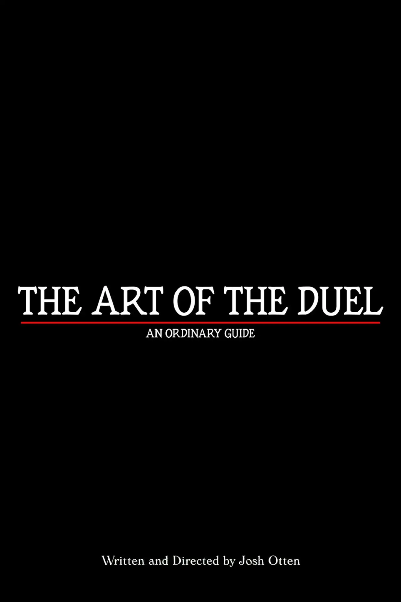 Plakat filmowy "The Art of the Duel"