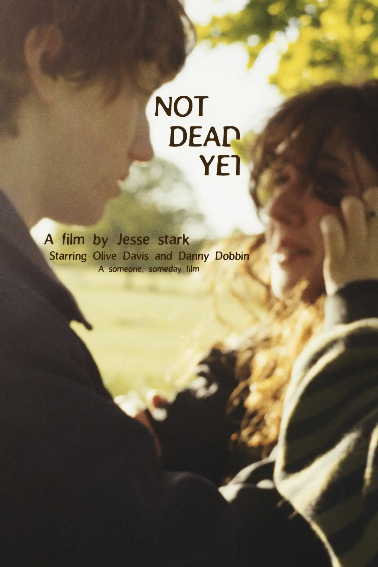 Plakat filmowy "not dead yet"