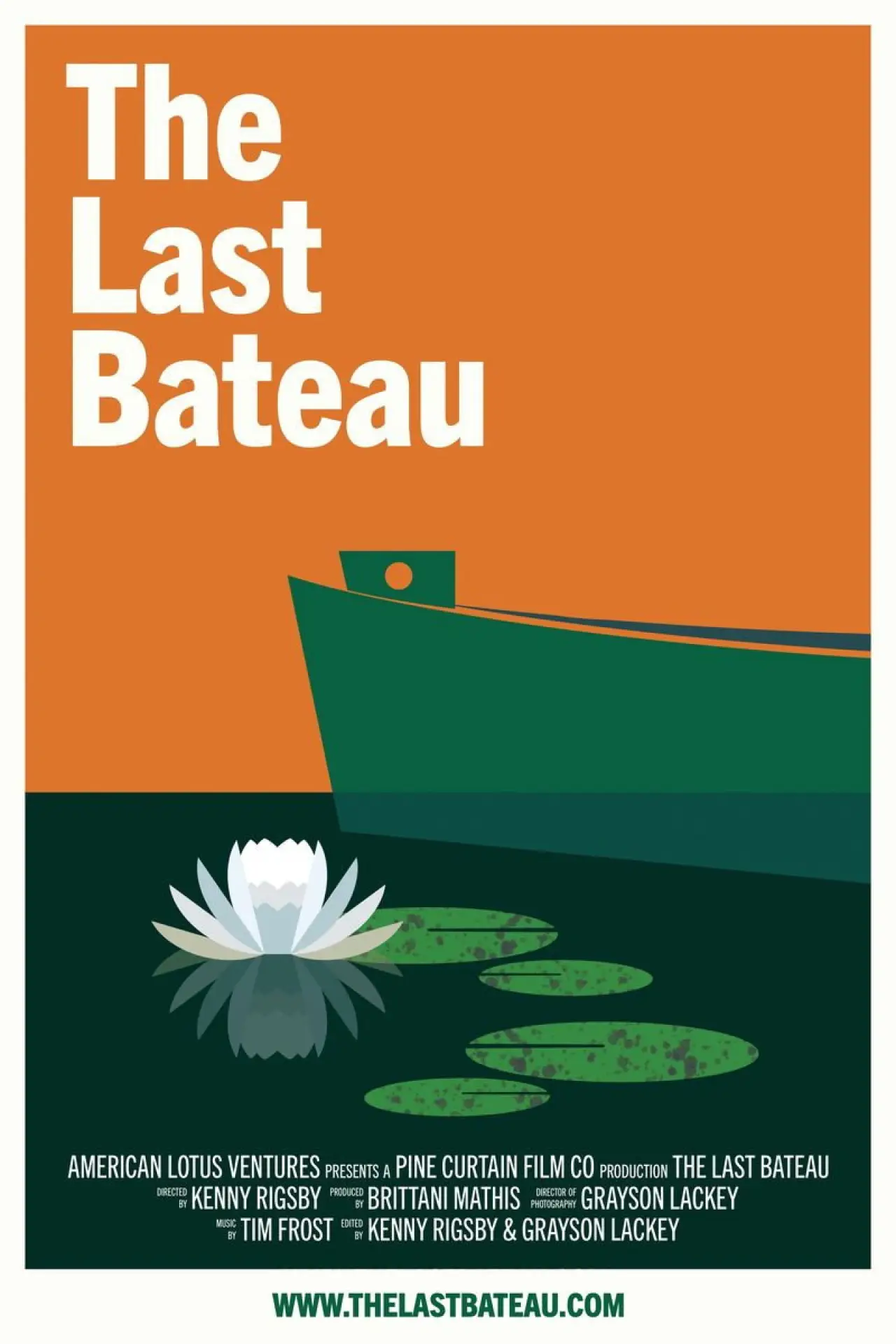 Plakat filmowy "The Last Bateau"