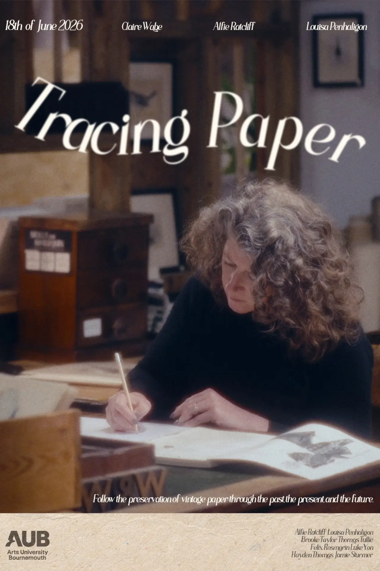 Plakat filmowy "Tracing Paper"