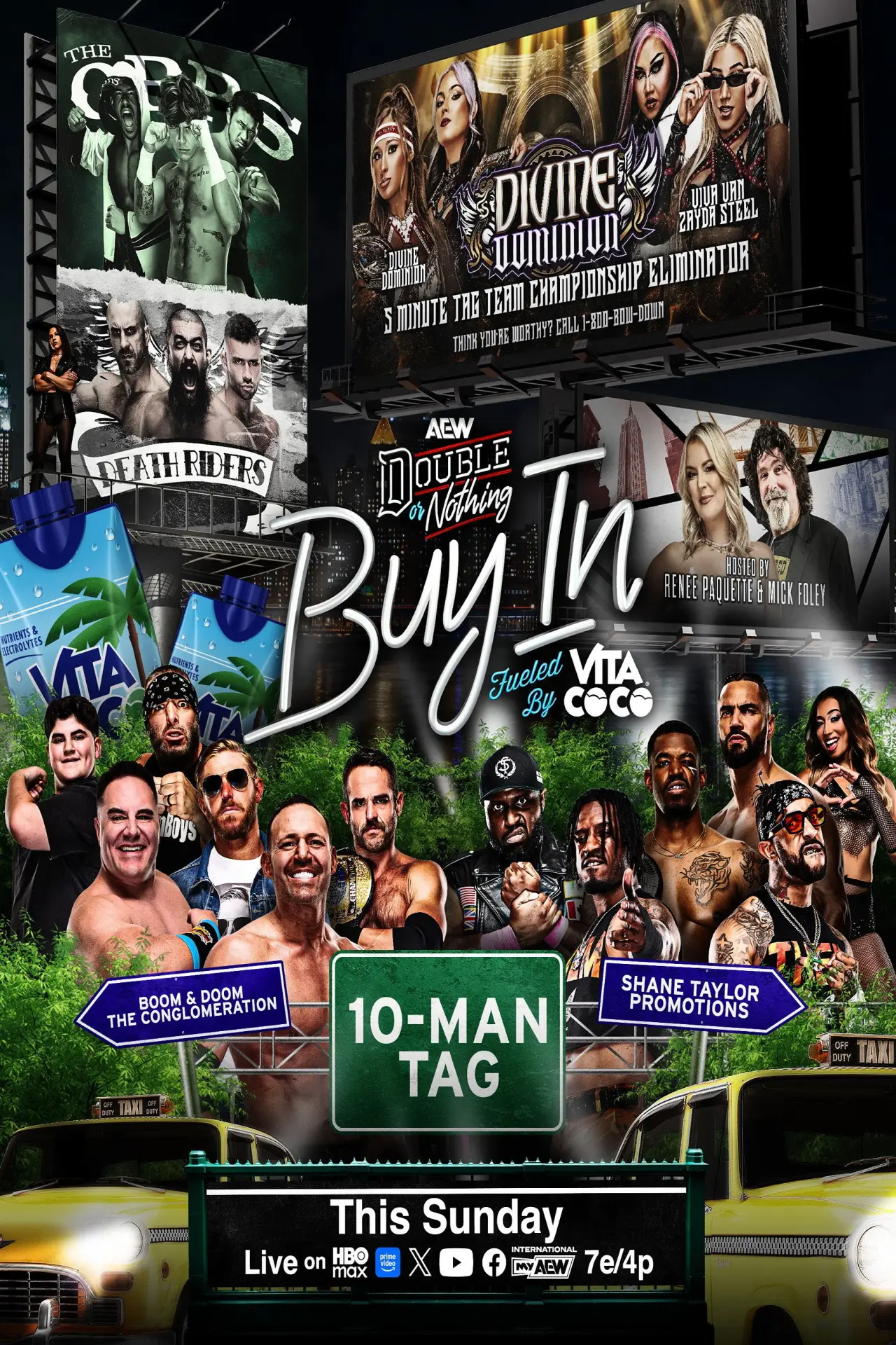 Plakat filmowy "AEW Double or Nothing 2026: The Buy In"