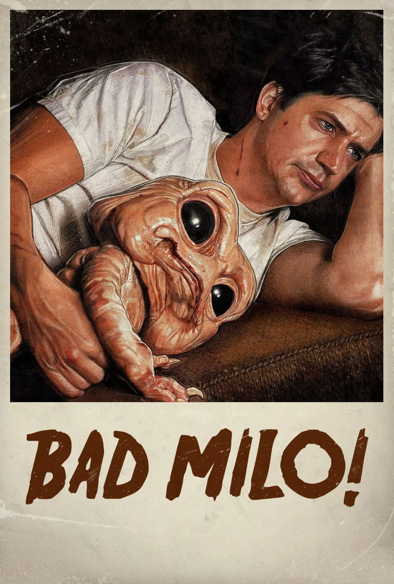 Plakat filmowy "Bad Milo!"