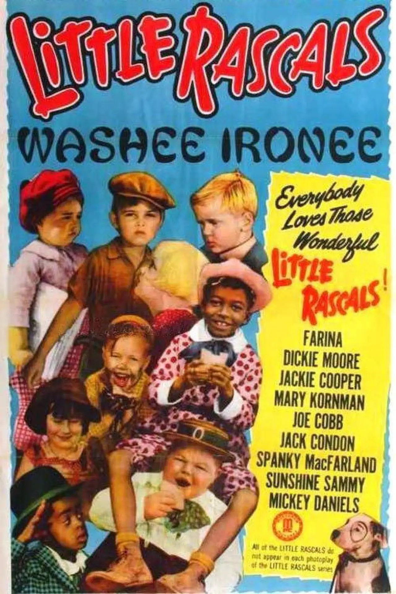 Plakat filmowy "Washee Ironee"