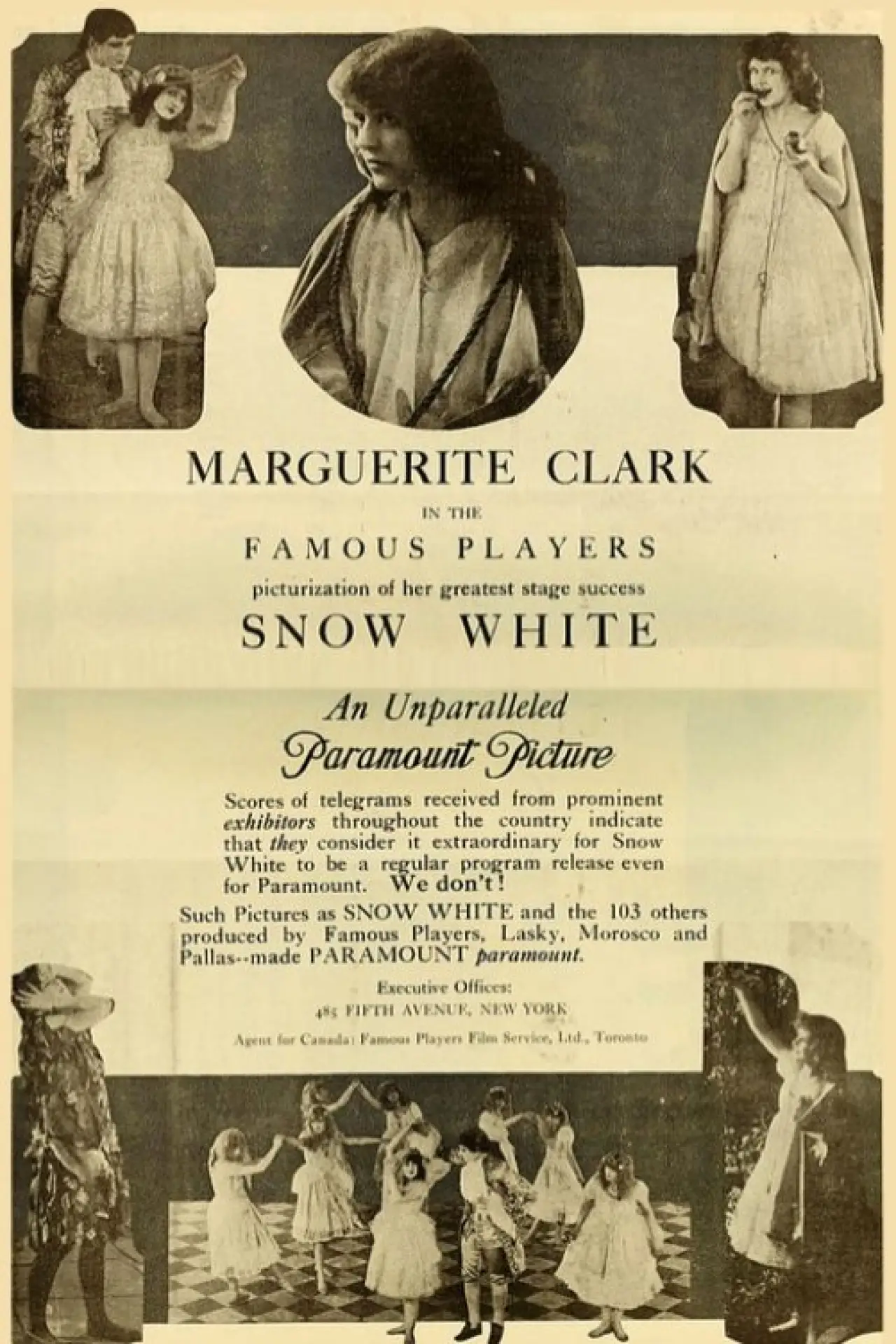 Plakat filmowy "Snow White"
