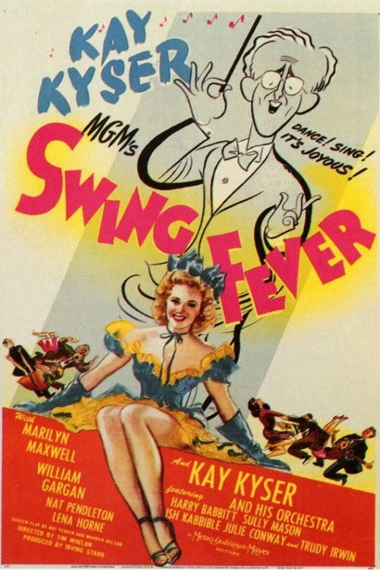 Plakat filmowy "Swing Fever"