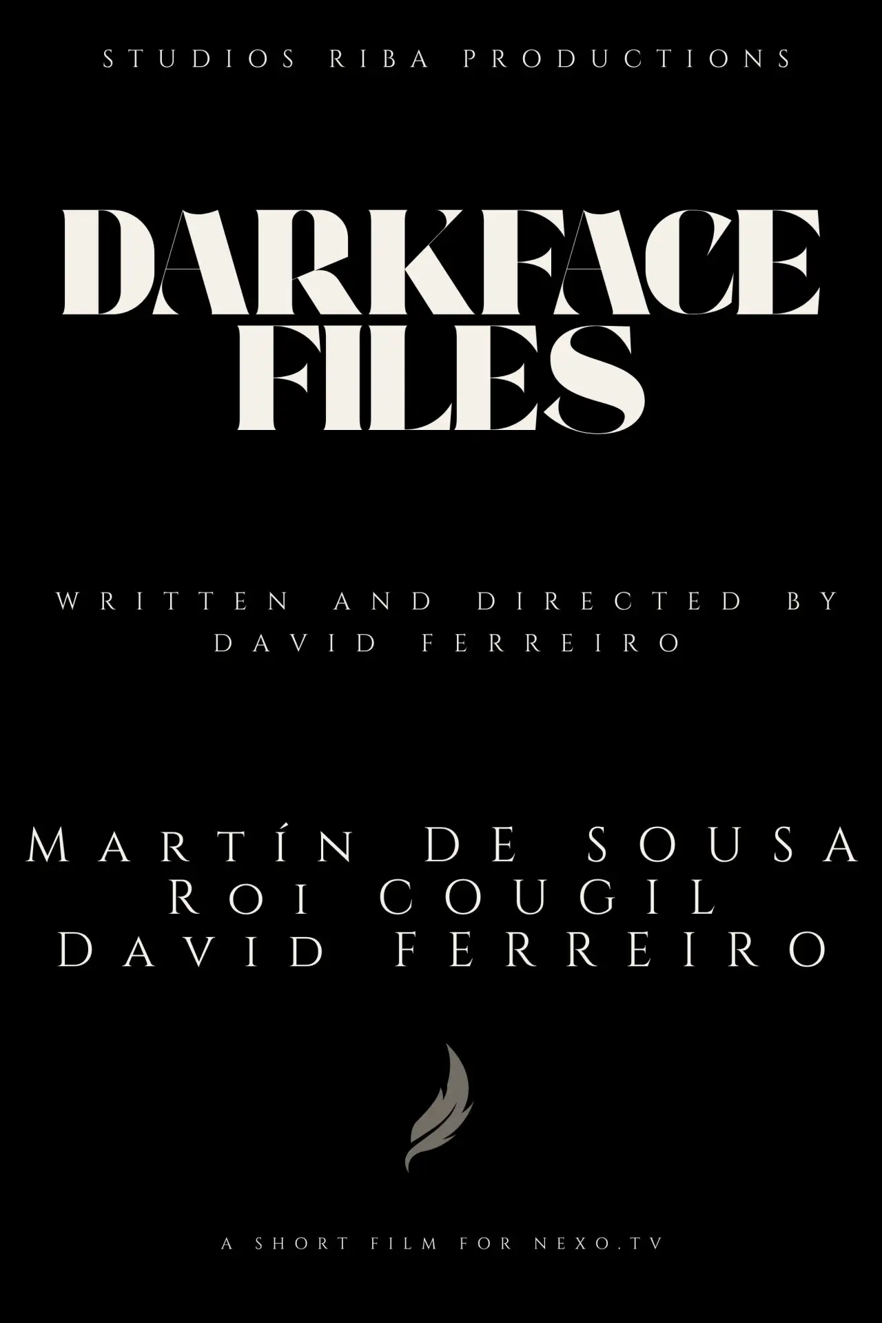 Plakat filmowy "El caso Darkface"
