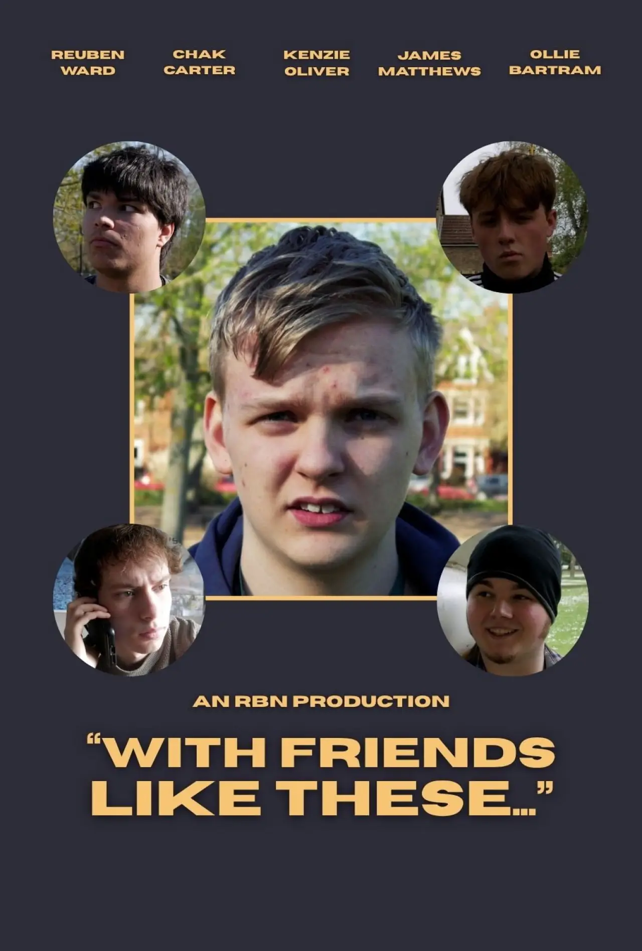 Plakat filmowy "With Friends Like These..."