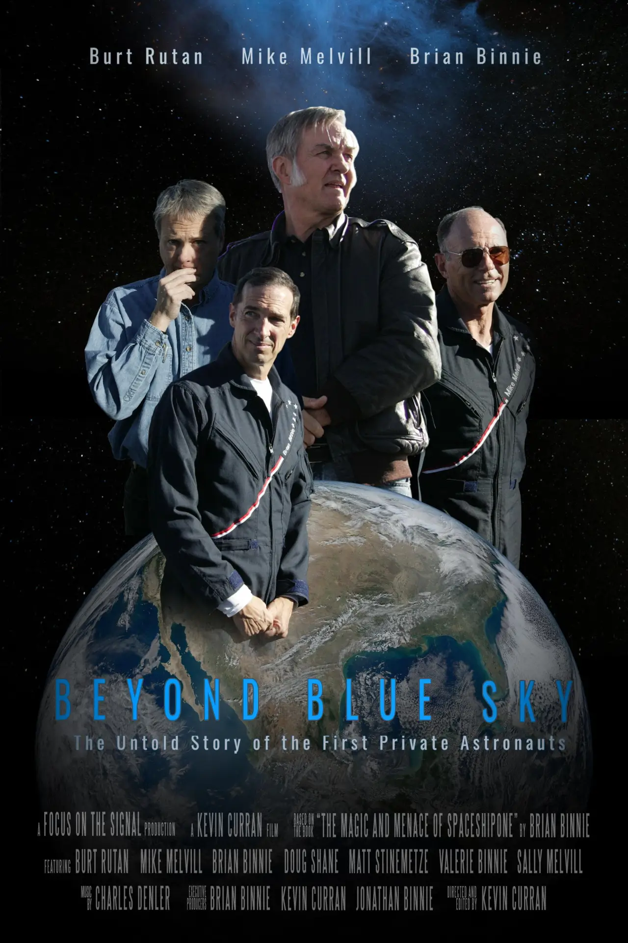 Plakat filmowy "Beyond Blue Sky: The Untold Story of the First Private Astronauts"