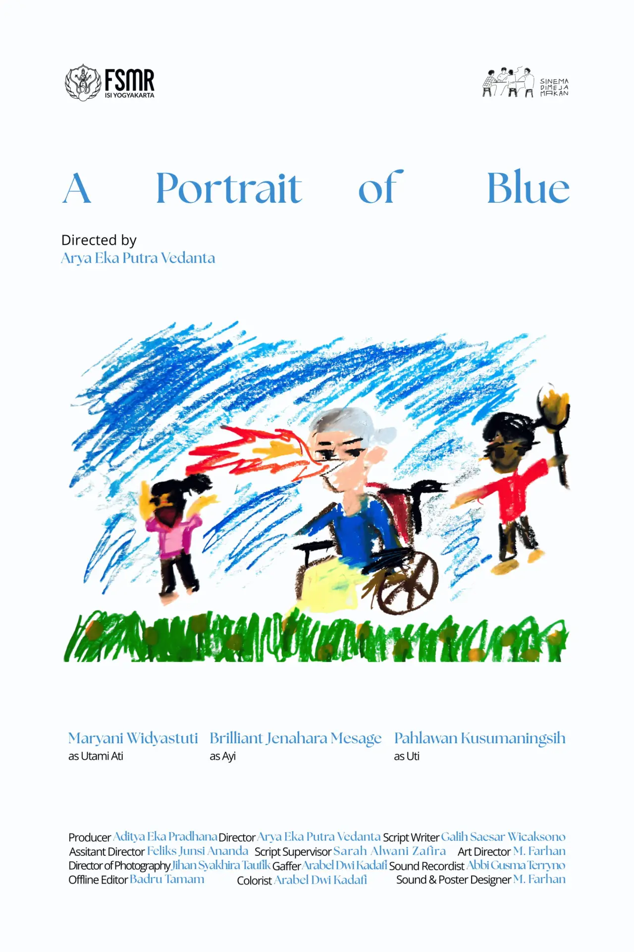 Plakat filmowy "A Portrait of Blue"