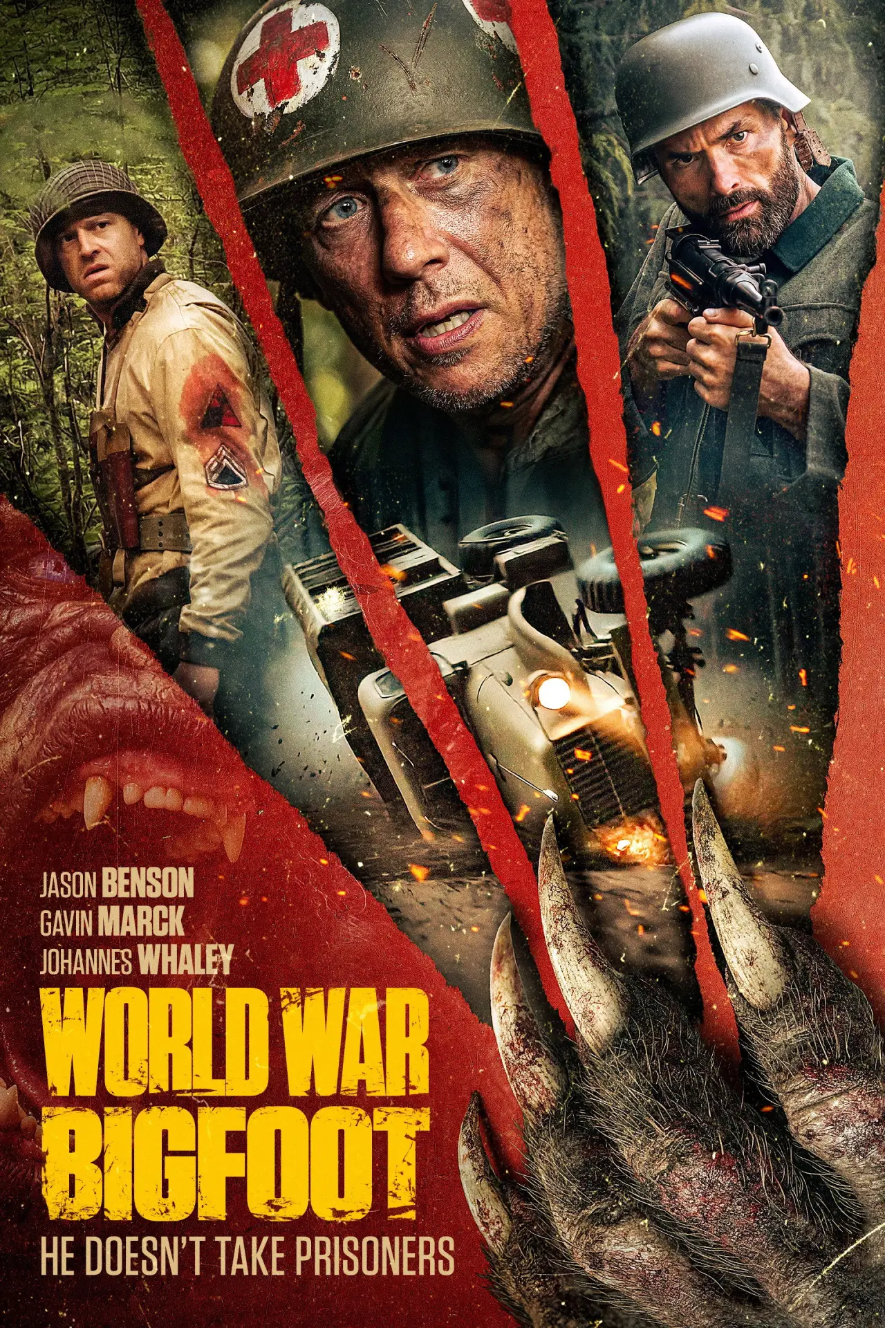 Plakat filmowy "World War Bigfoot"