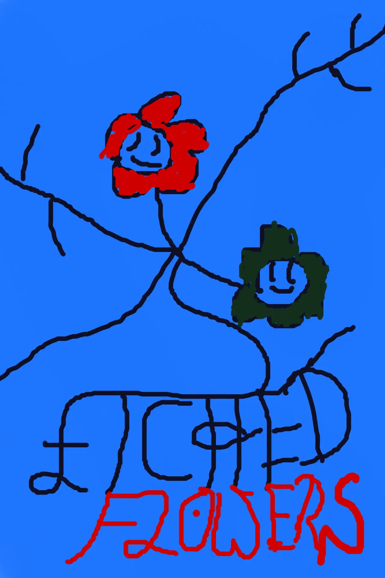 Plakat filmowy "Etched Flowers"