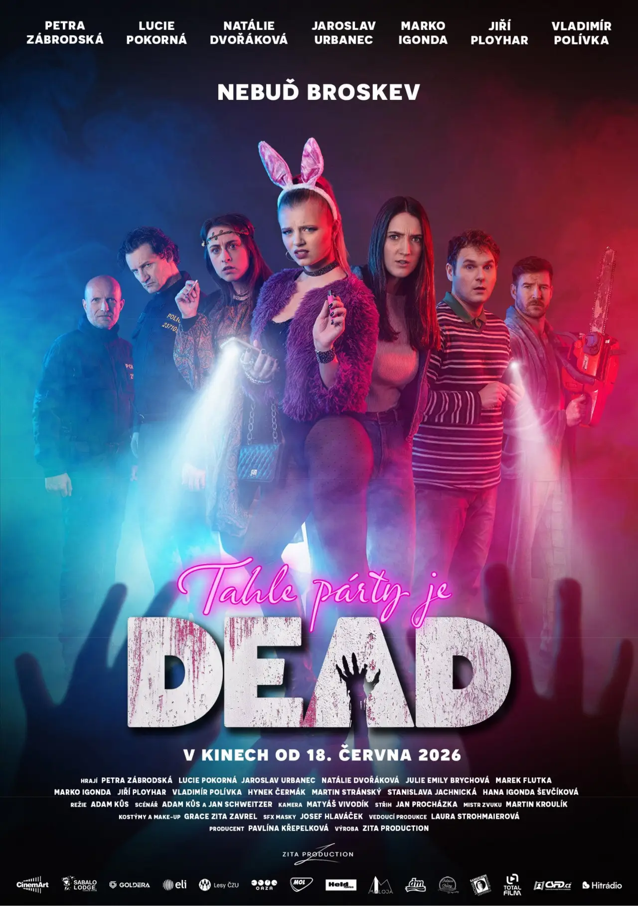 Plakat filmowy "Tahle párty je DEAD"