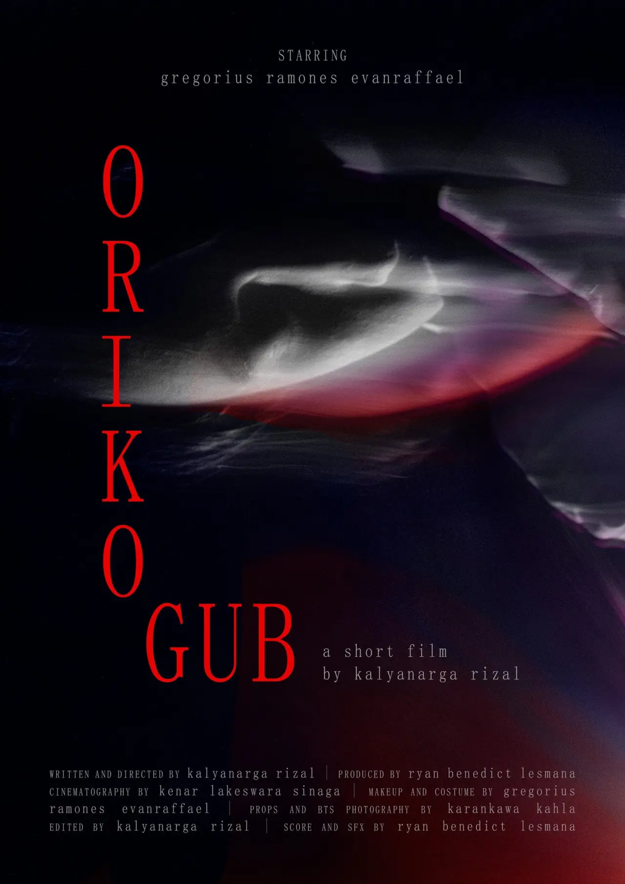 Plakat filmowy "ORIKO-GUB"