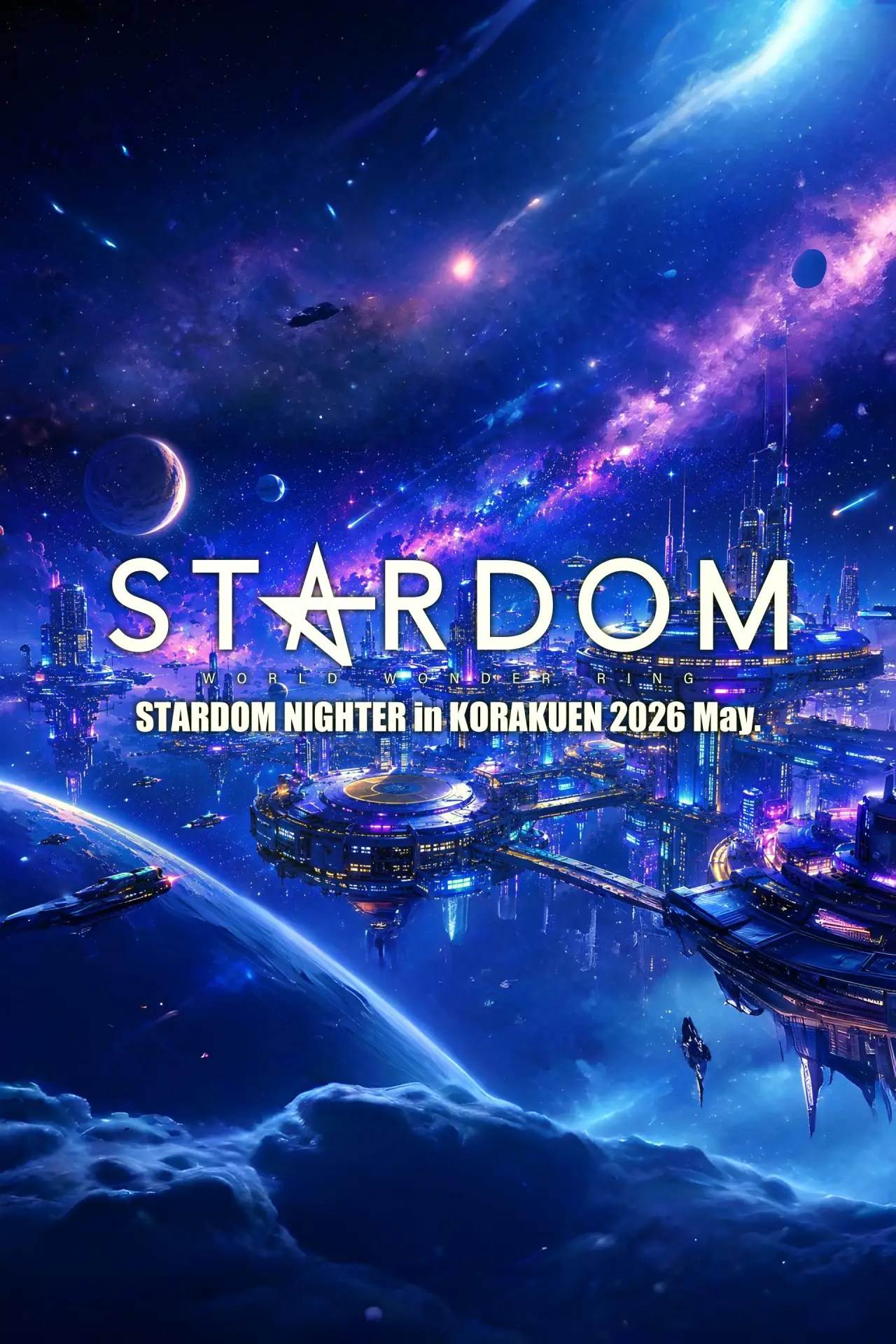 Plakat filmowy "STARDOM NIGHTER in KORAKUEN 2026 May."