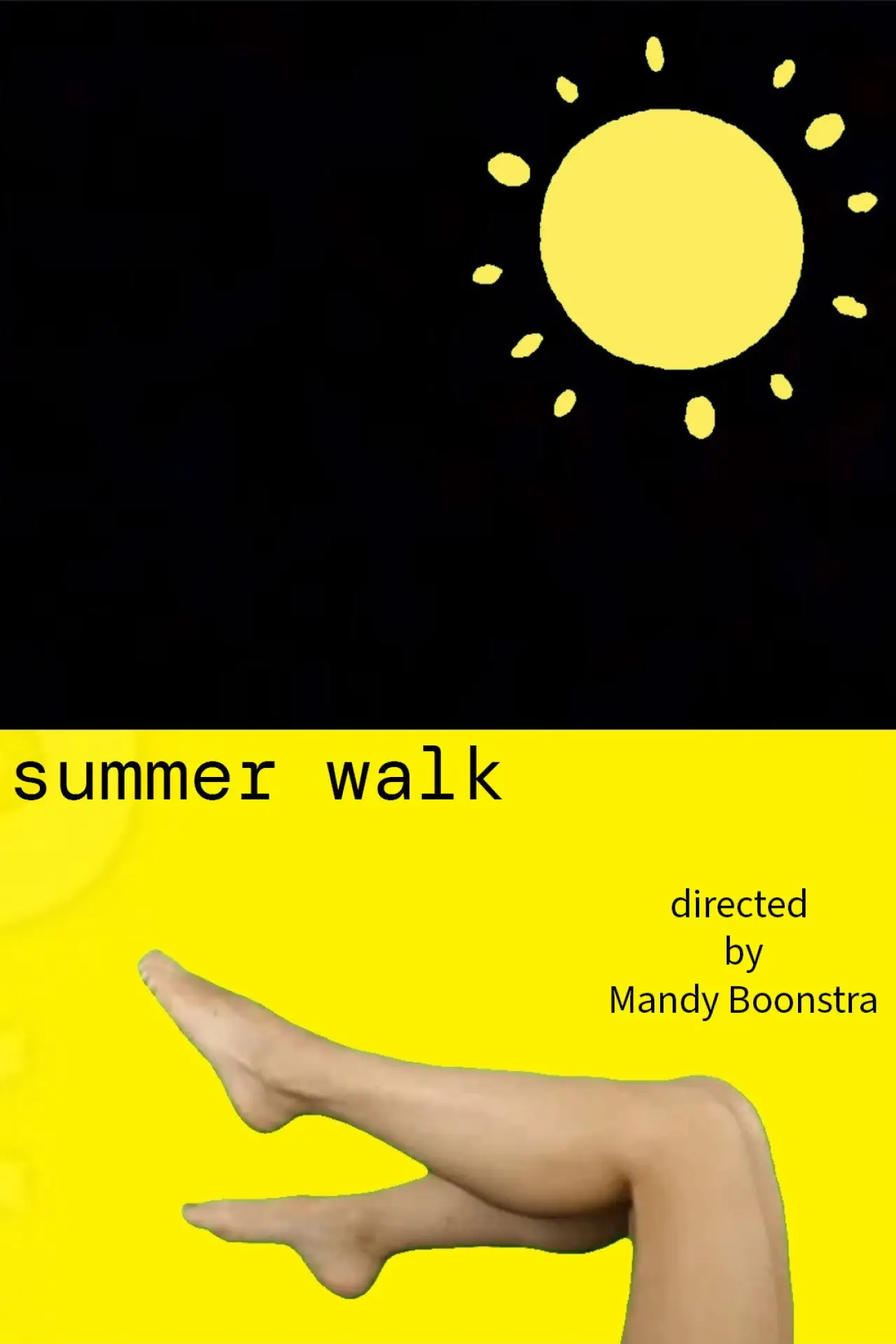 Plakat filmowy "summer walk"