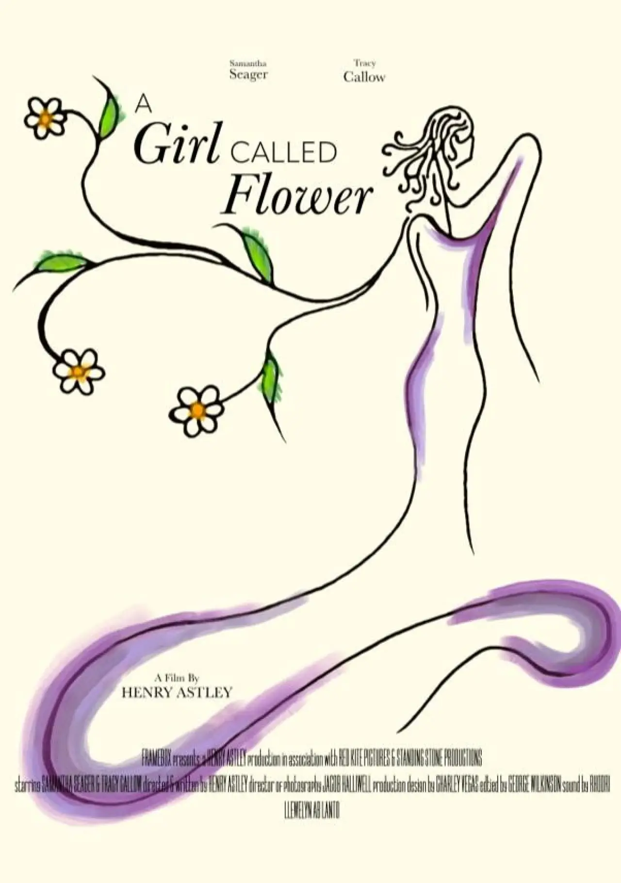 Plakat filmowy "A Girl Called Flower"