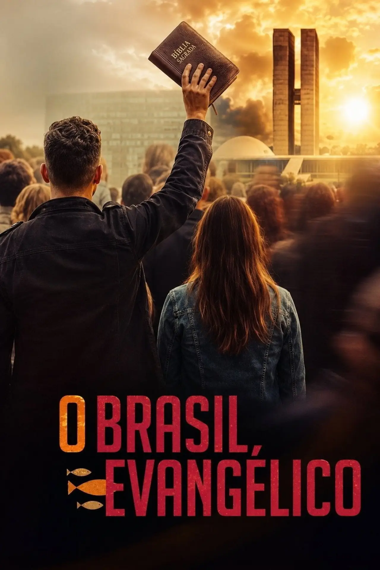Plakat filmowy "O Brasil Evangélico"