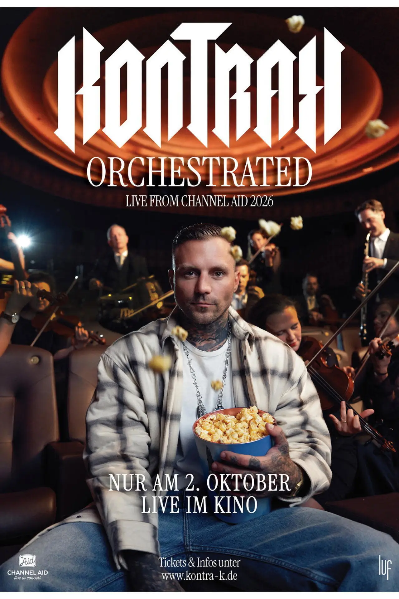 Plakat filmowy "Kontra K: Orchestrated - Live from Channel Aid 2026"