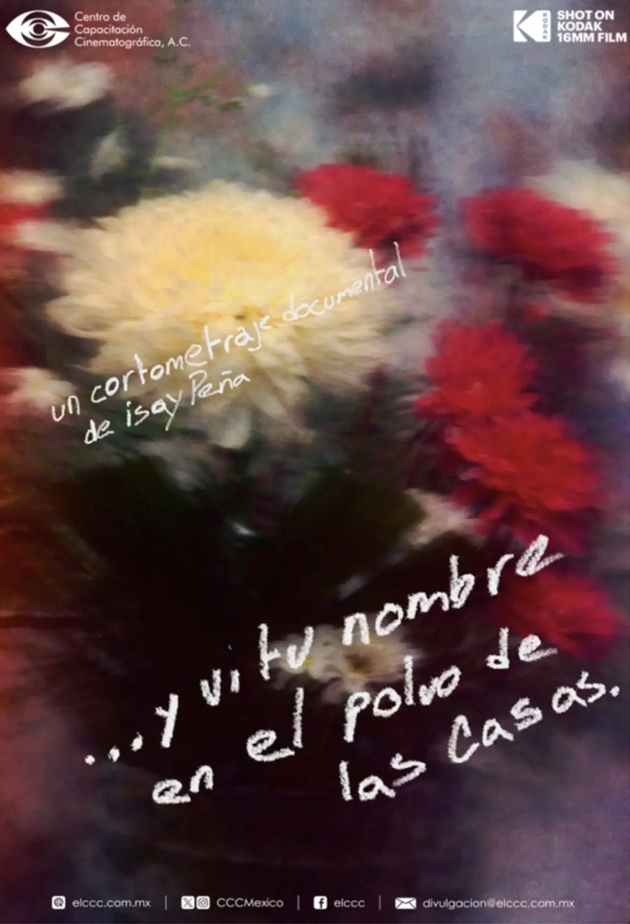 Plakat filmowy "…y vi tu nombre en el polvo de las casas."