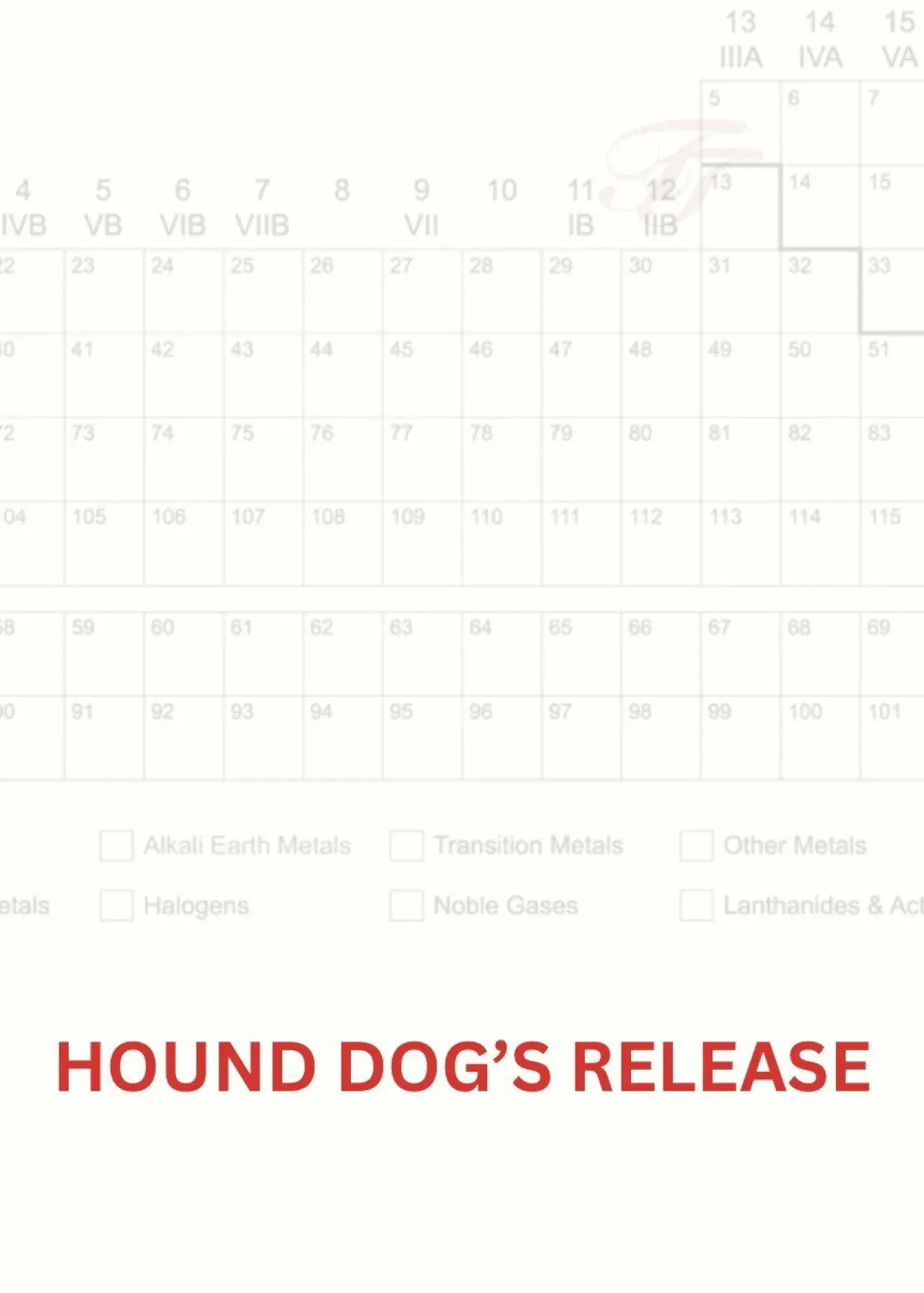 Plakat filmowy "Hound Dog’s Release"