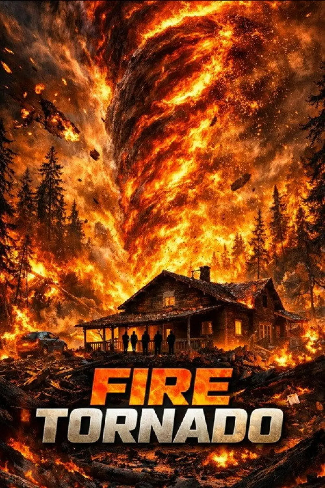 Plakat filmowy "Fire Tornado"