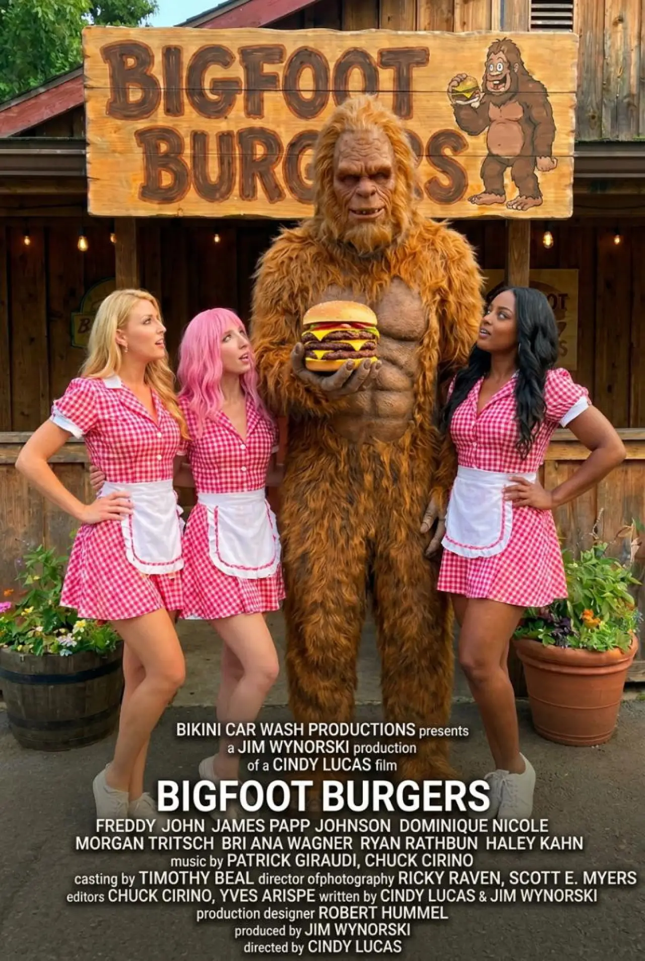 Plakat filmowy "Big Foot Burgers"
