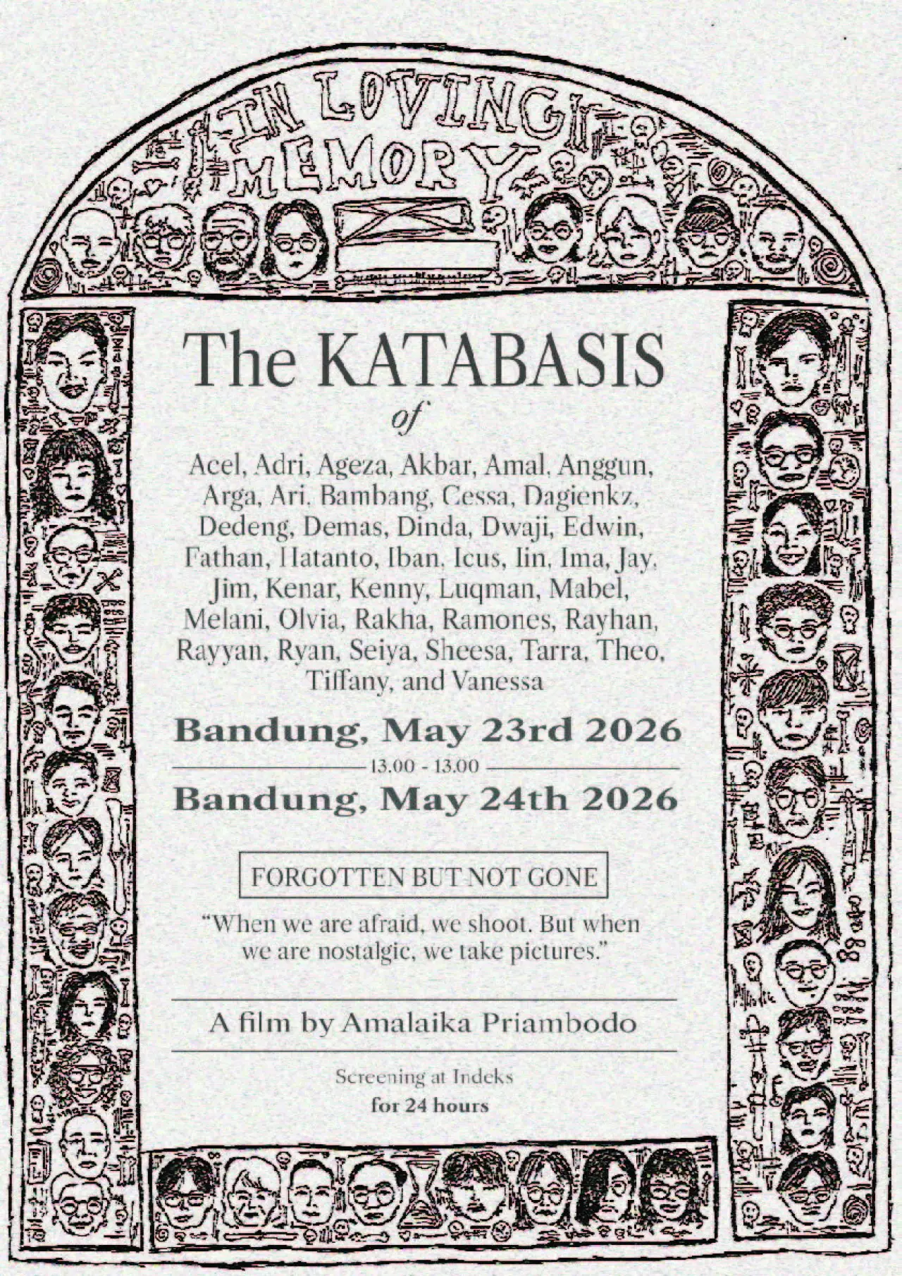 Plakat filmowy "The Katabasis of..."