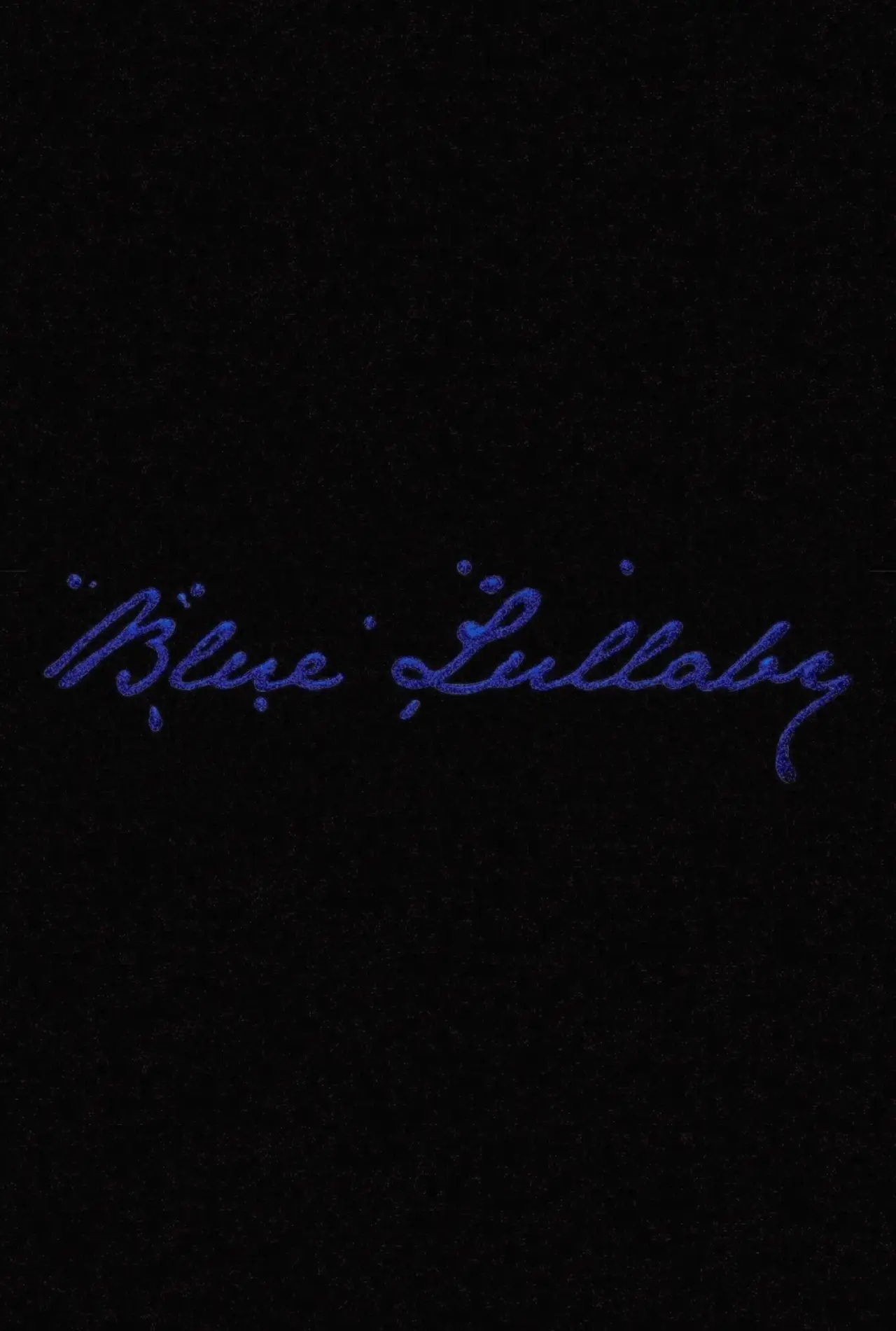 Plakat filmowy "Blue Lullaby"