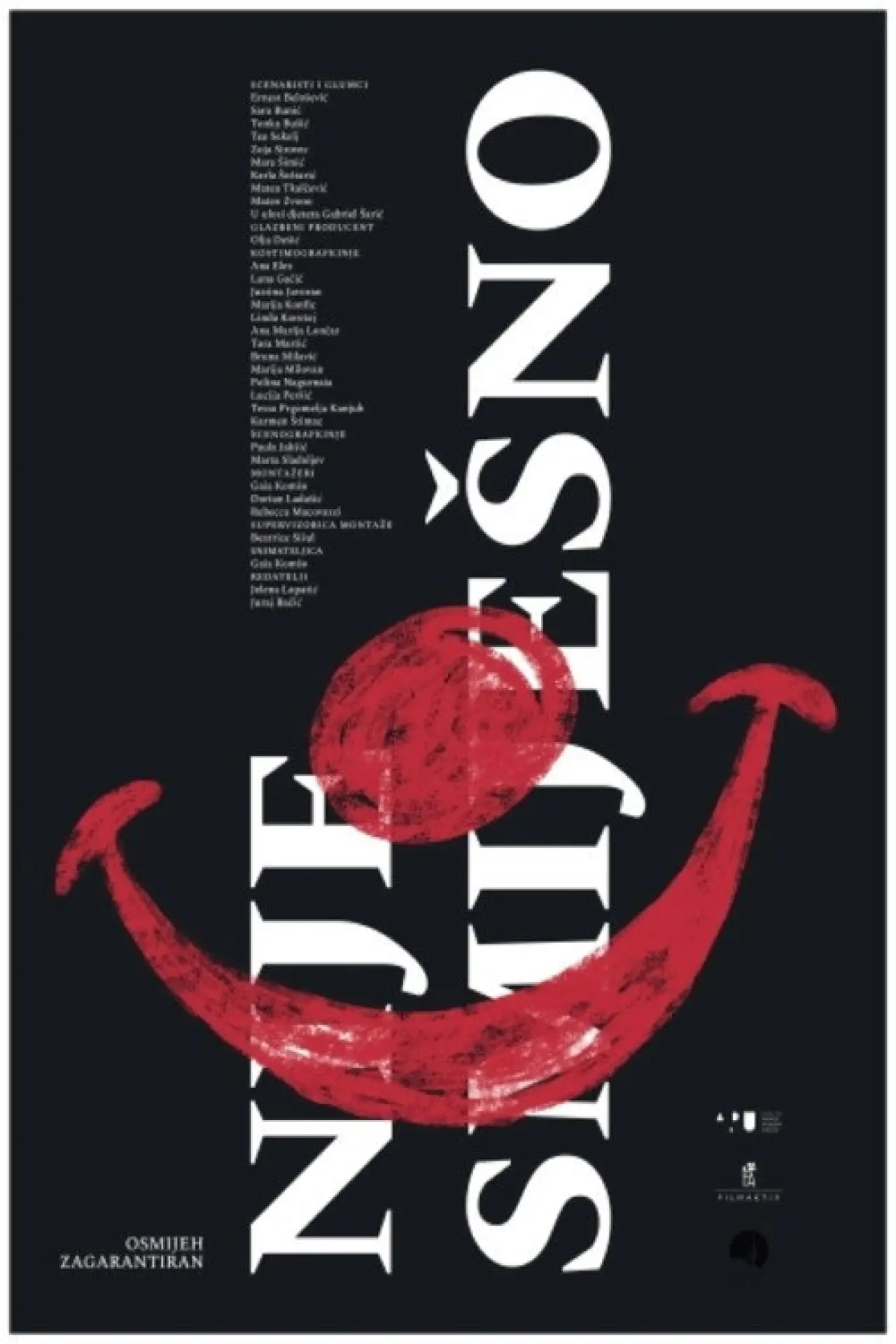 Plakat filmowy "Nije Smijesno"