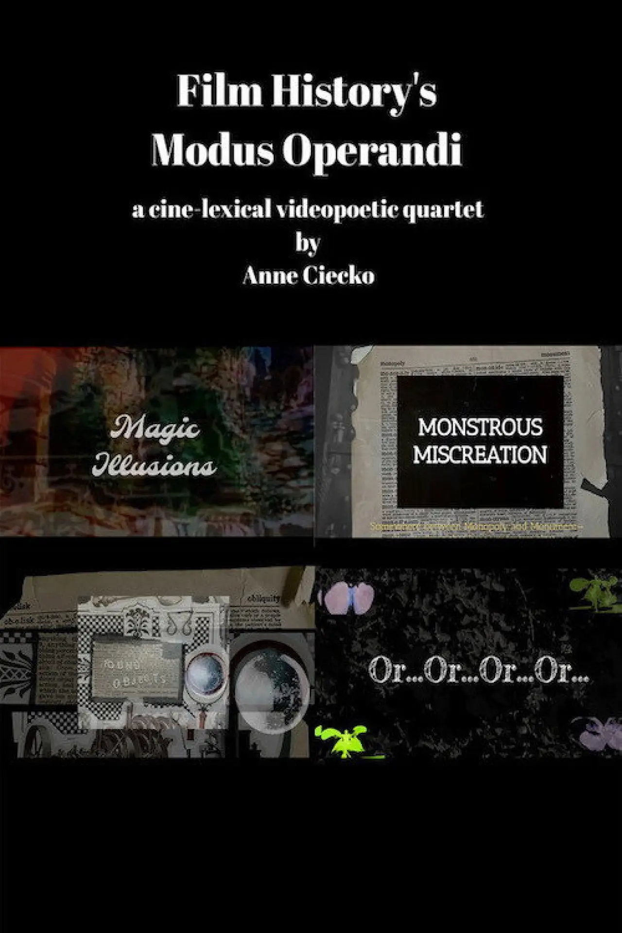 Plakat filmowy "Film History’s Modus Operandi"