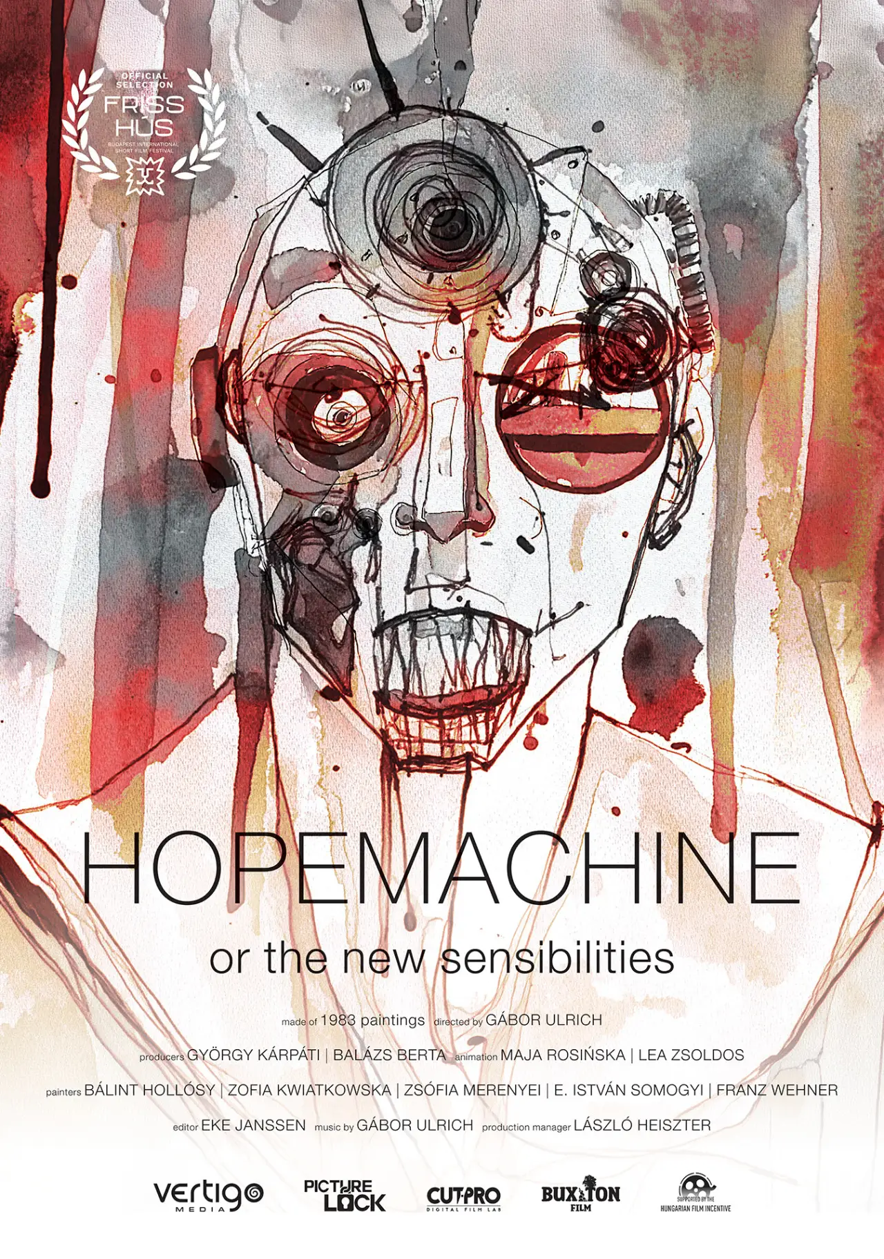 Plakat filmowy "Hopemachine – Or the New Sensibilities"