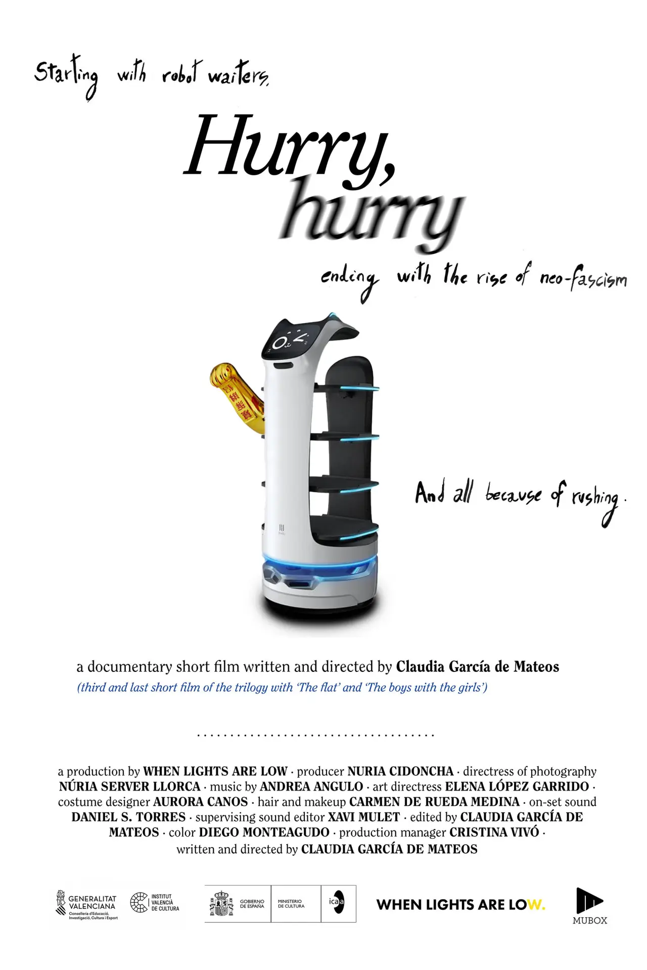 Plakat filmowy "Deprisa, deprisa"