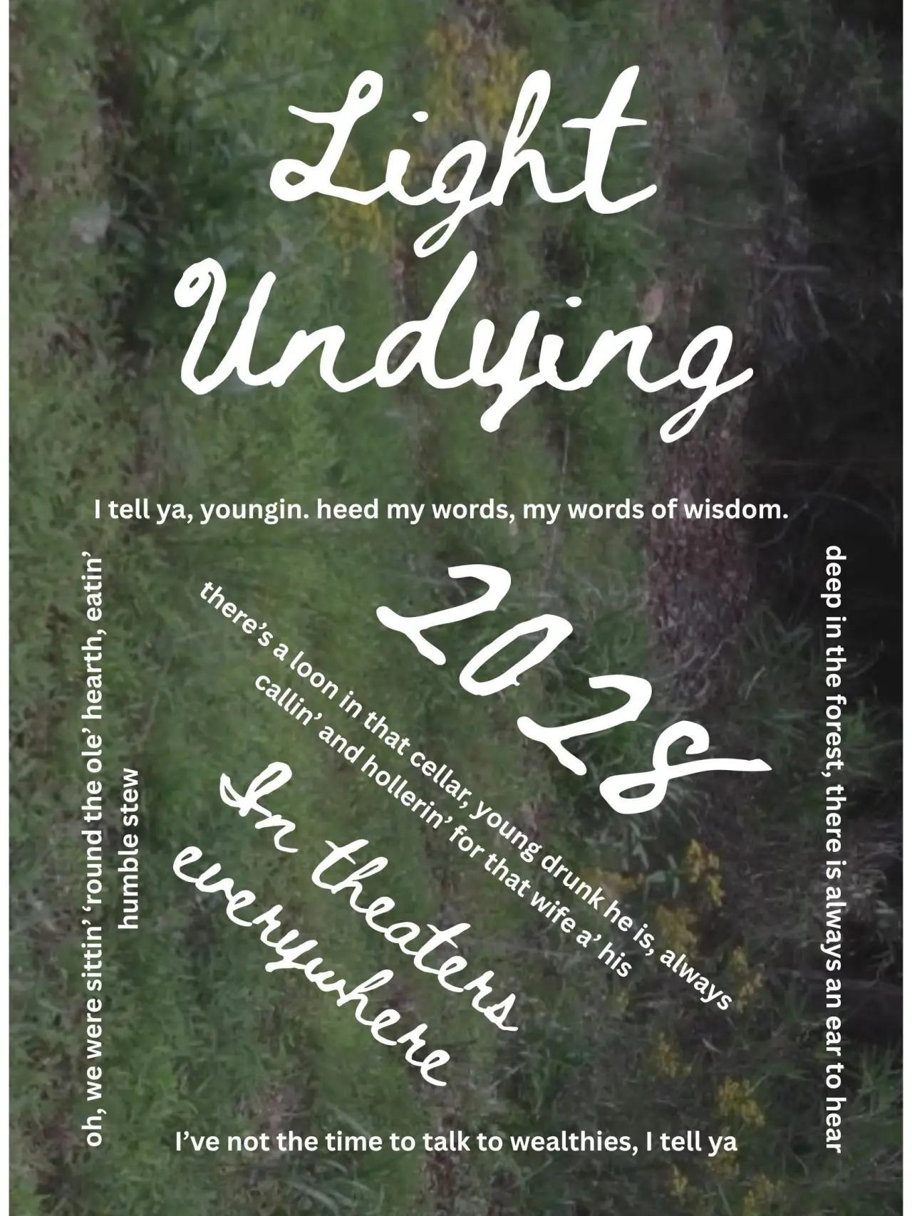 Plakat filmowy "Light Undying"