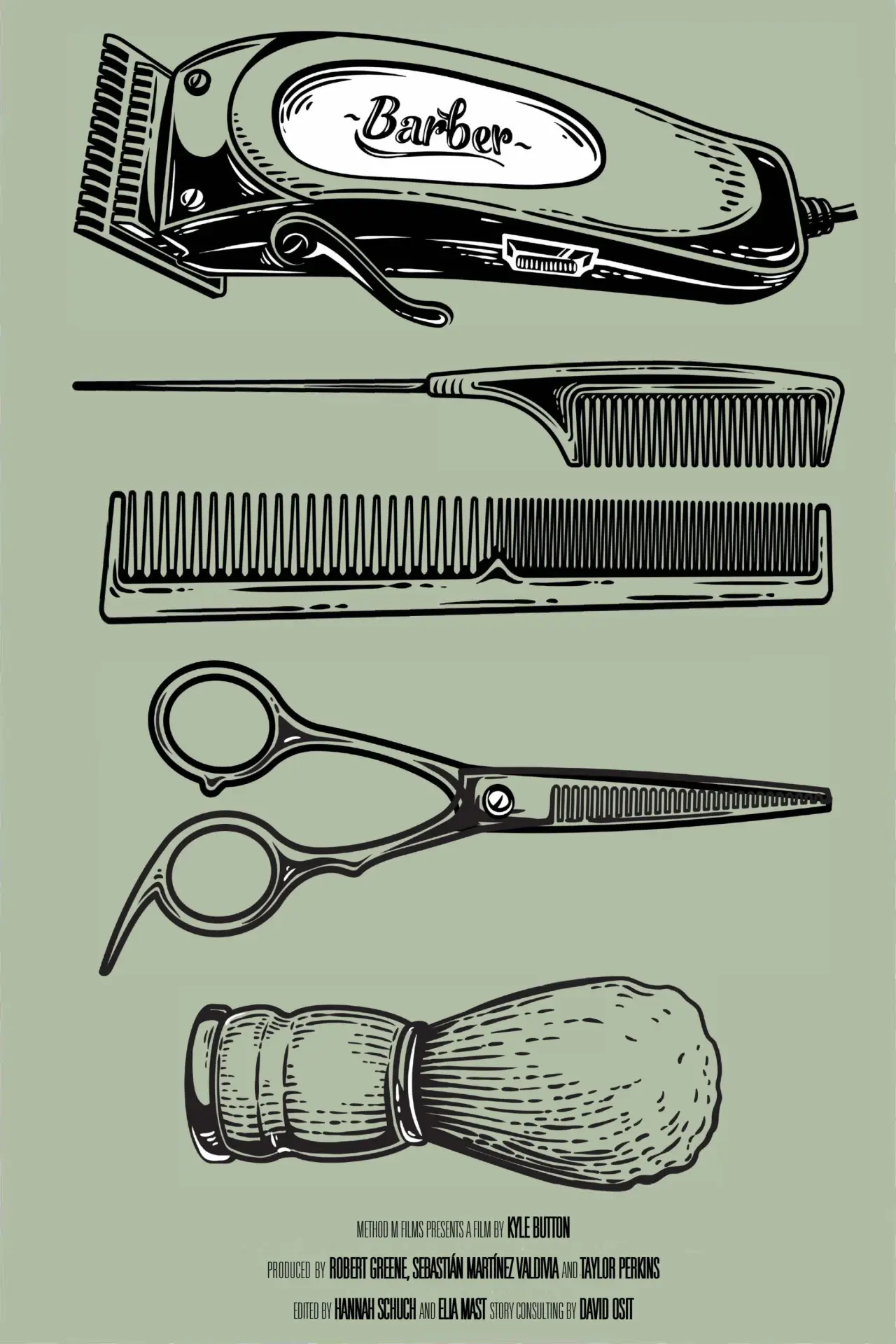 Plakat filmowy "Barber"
